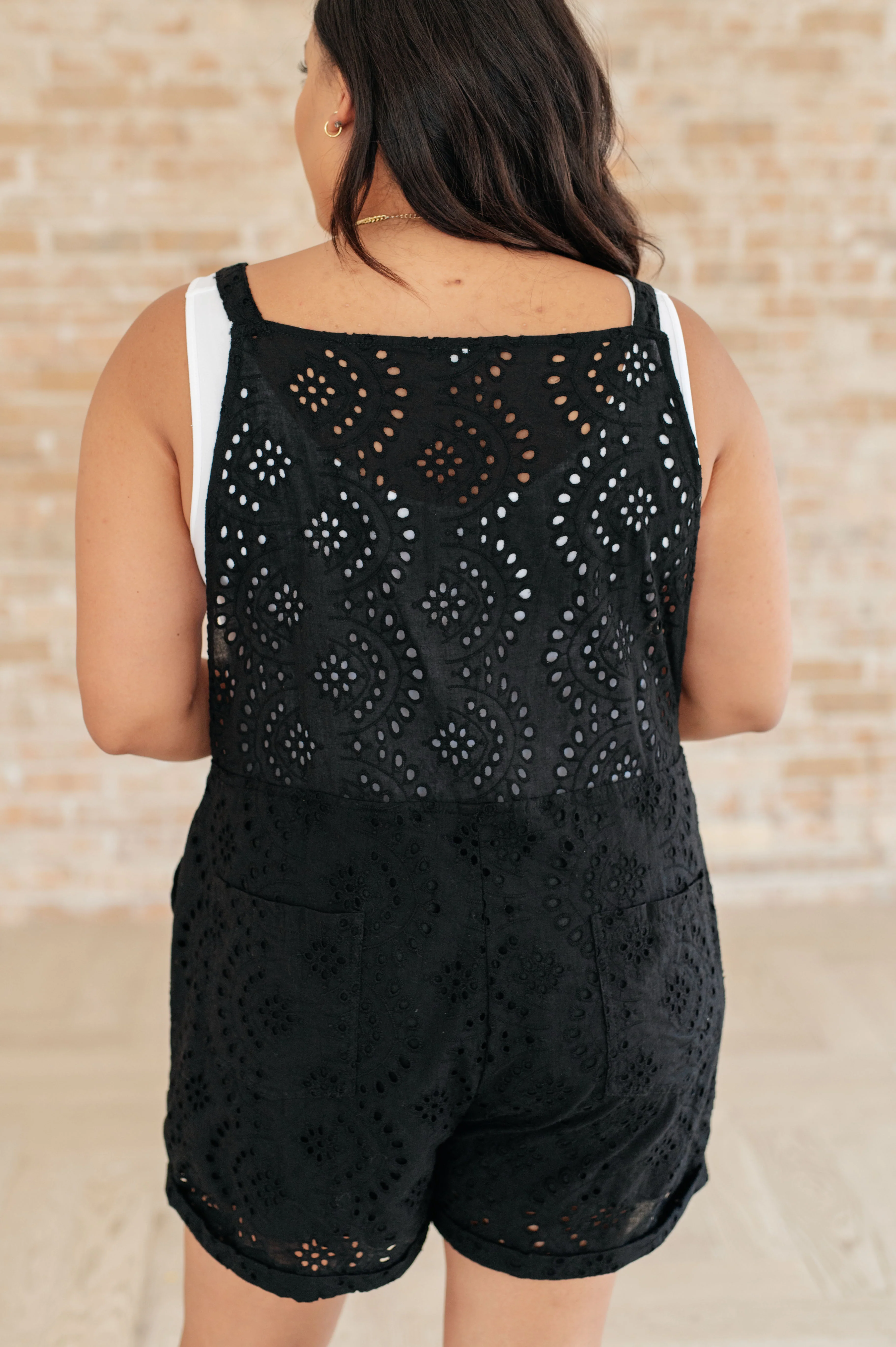 Somewhere Only We Know Eyelet Romper - 2/26/2024 - Image 8