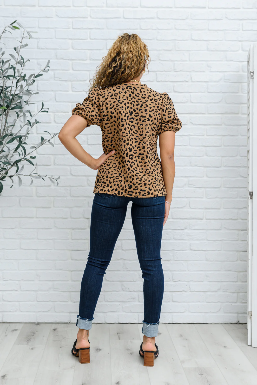 Spotted Animal Print Blouse - 8/18/2022 - Image 12