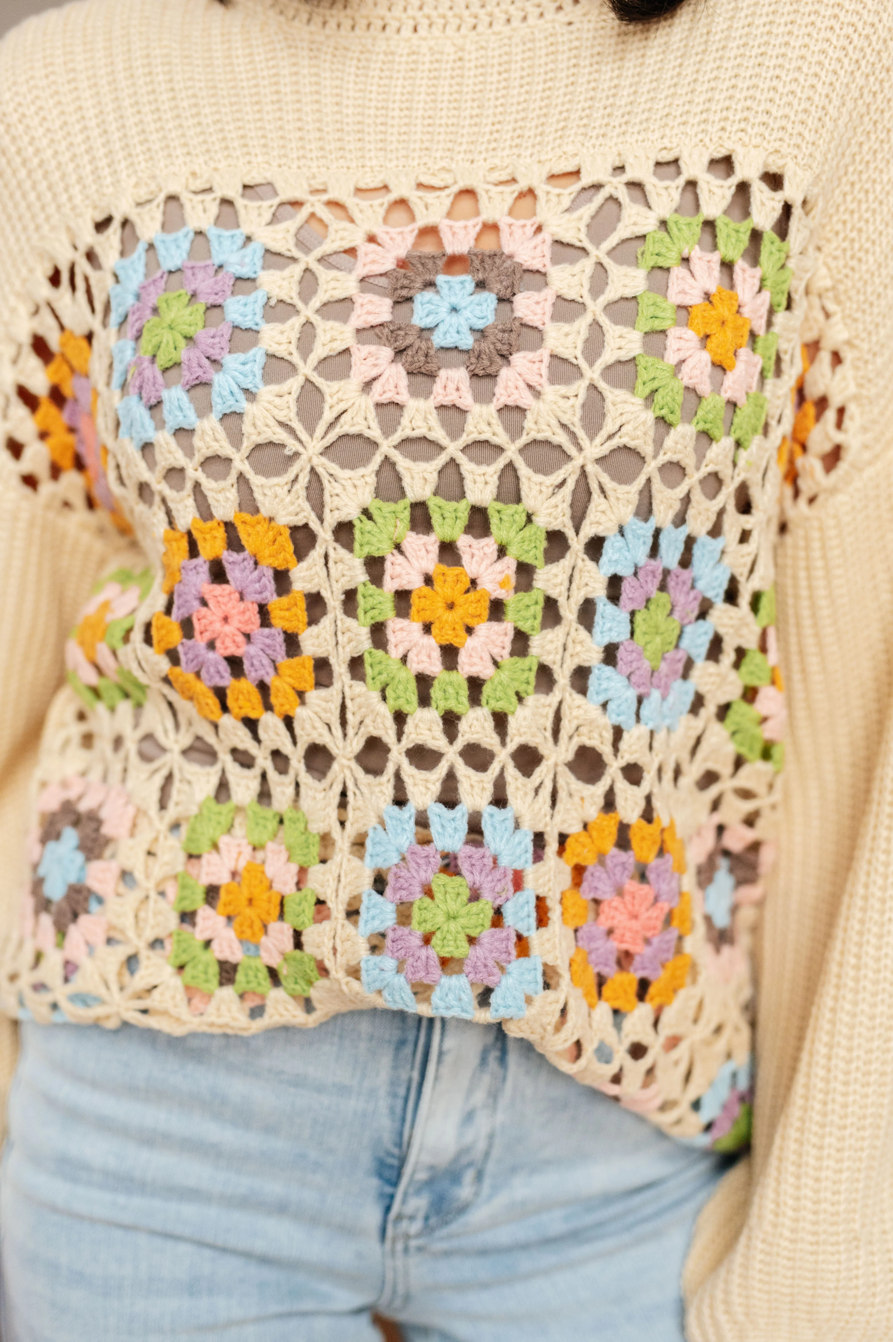 Square Dance Granny Square Sweater - 12/18/2025 - Image 4