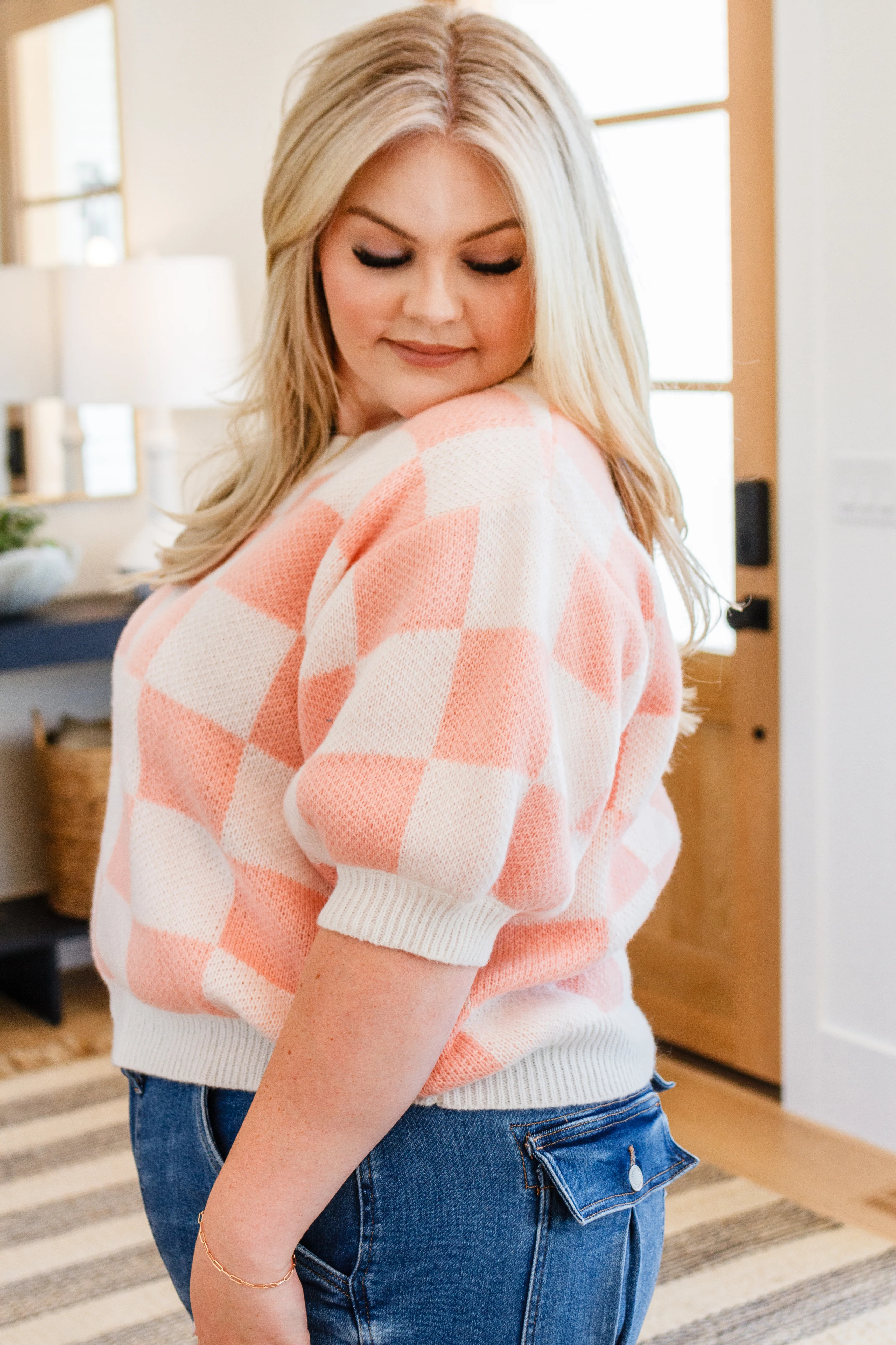 Start Me Up Checkered Sweater - 8/8/2023 - Image 3