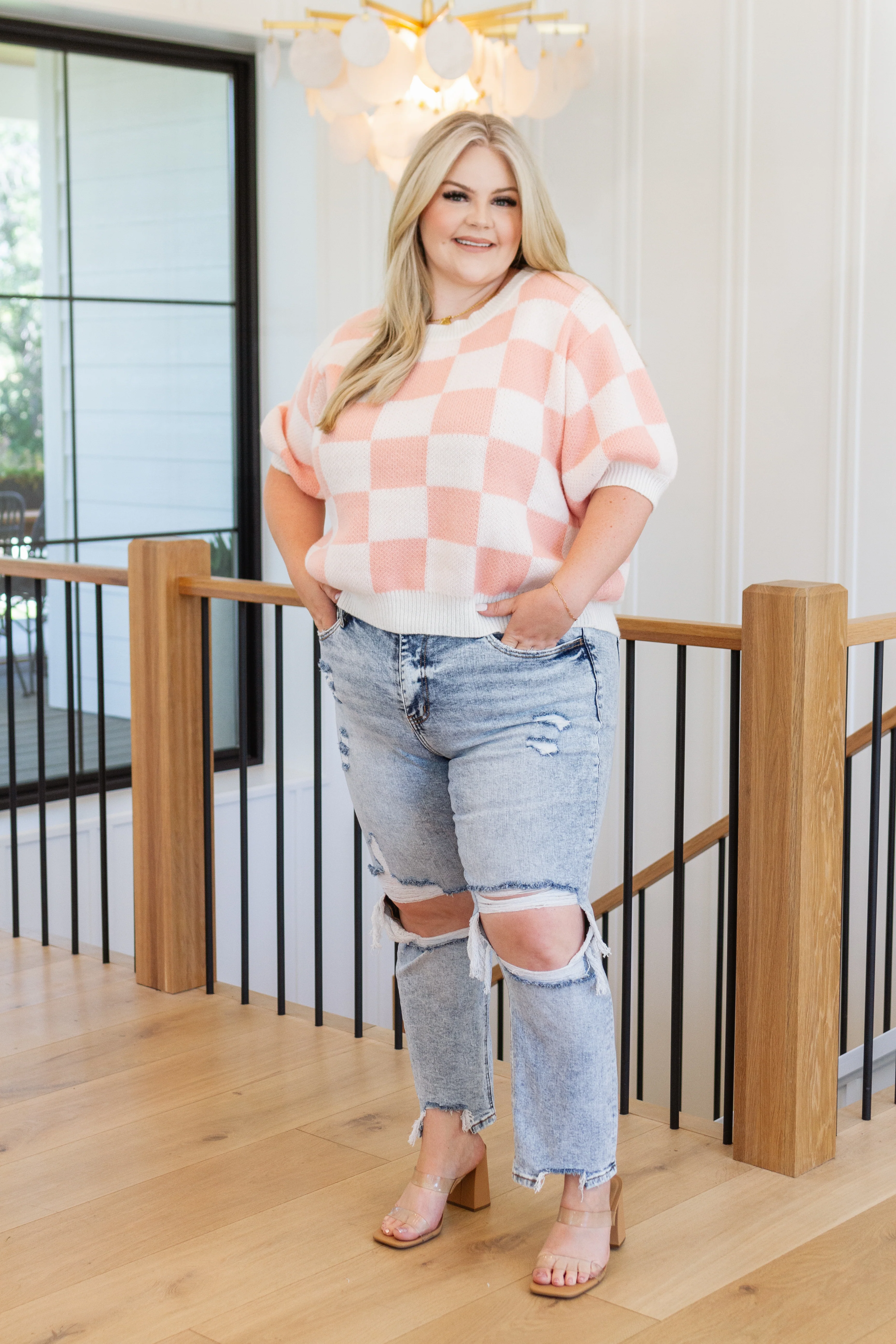 Start Me Up Checkered Sweater - 8/8/2023 - Image 7