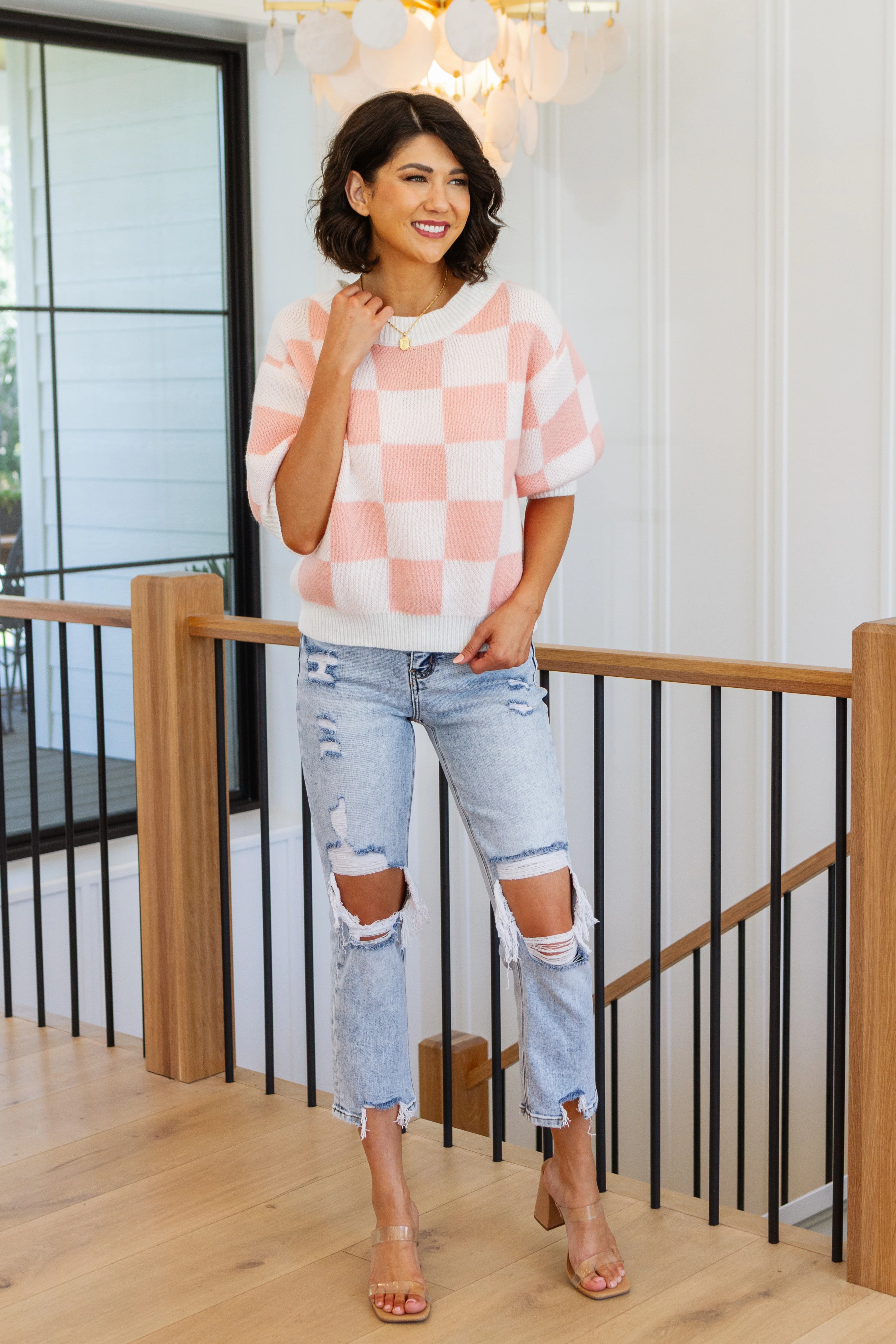 Start Me Up Checkered Sweater - 8/8/2023 - Image 8