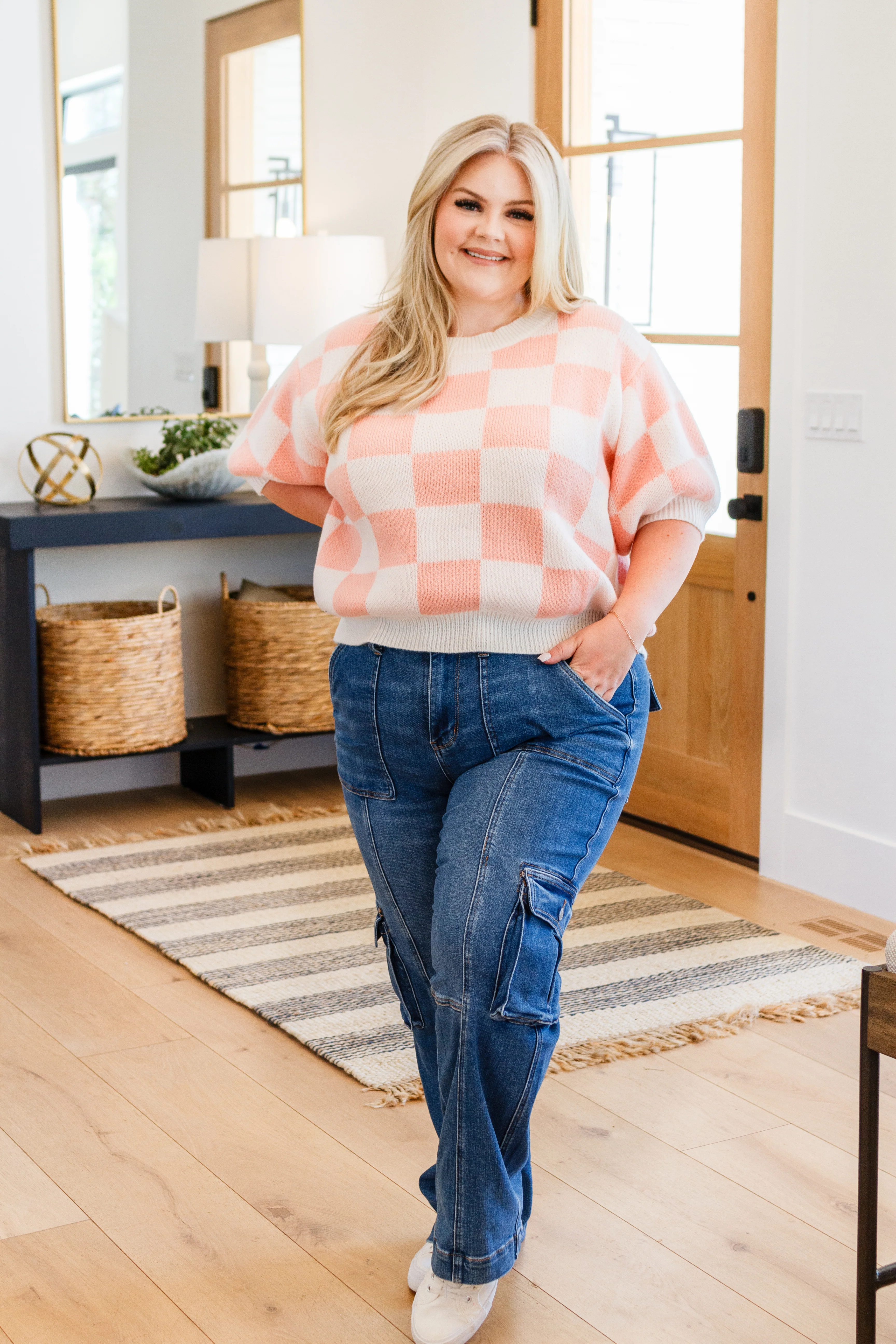 Start Me Up Checkered Sweater - 8/8/2023 - Image 9