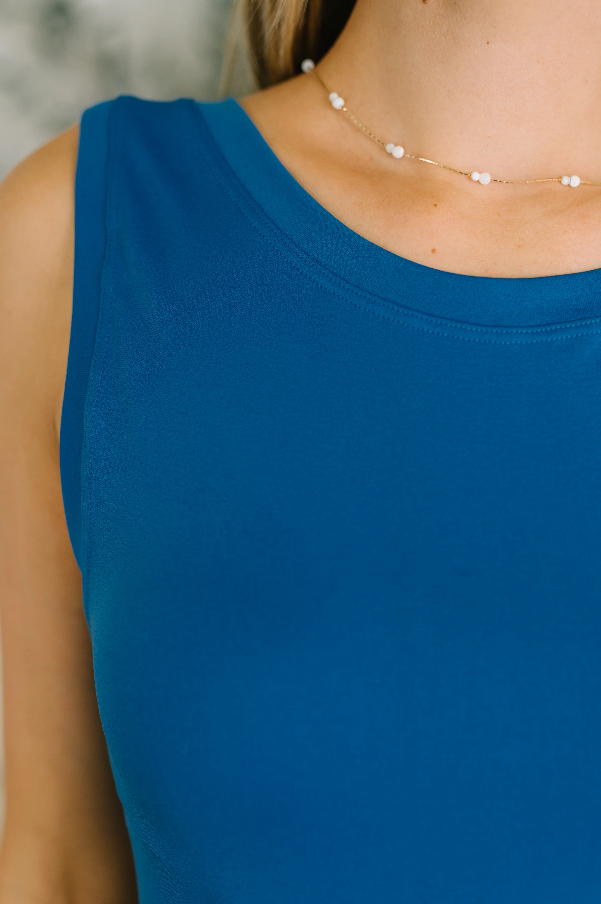 Start of Everything Round Neck Tank in Ocean Blue - 5/13/2026 - Image 2