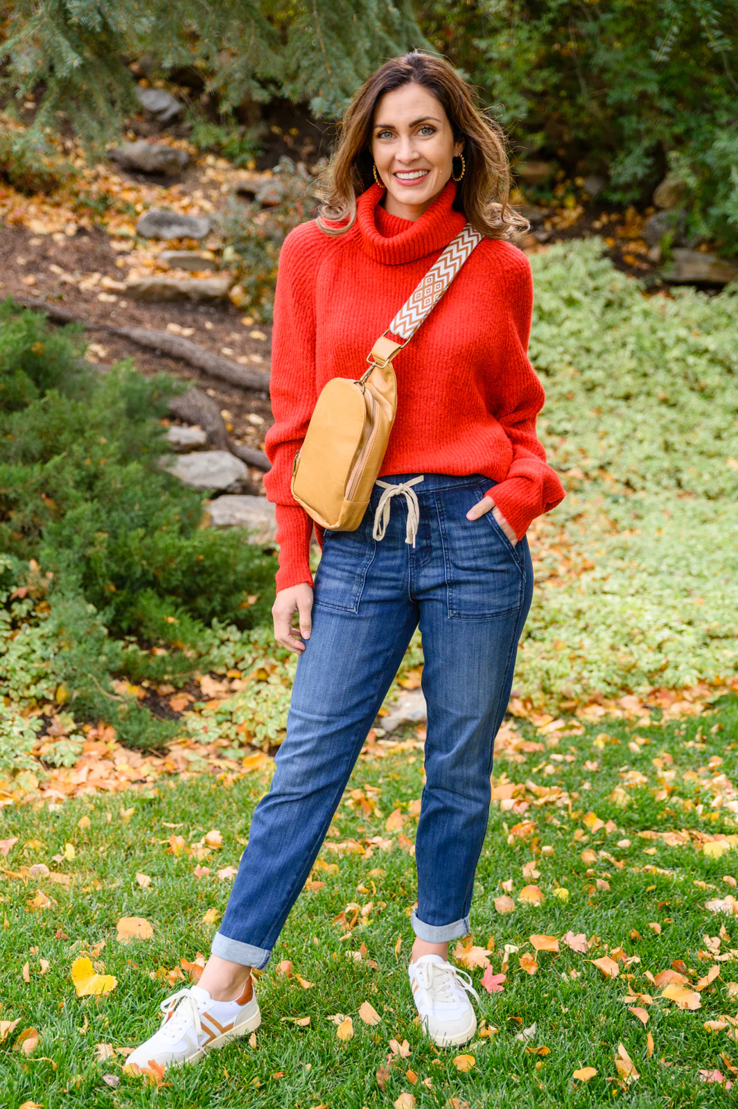 Steady Pace Roll Neck Sweater In Red - 11/17/2022 - Image 9