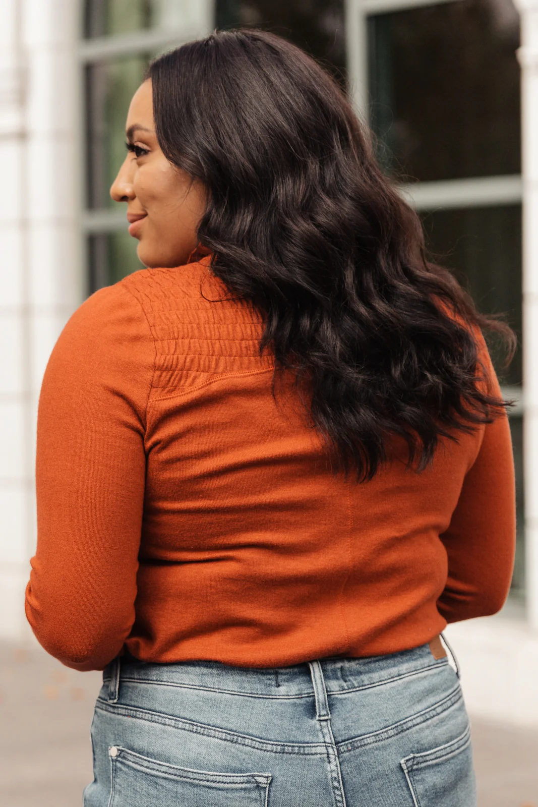 Stylin Girl Turtleneck in Rust - 12/7/2021 - Image 15