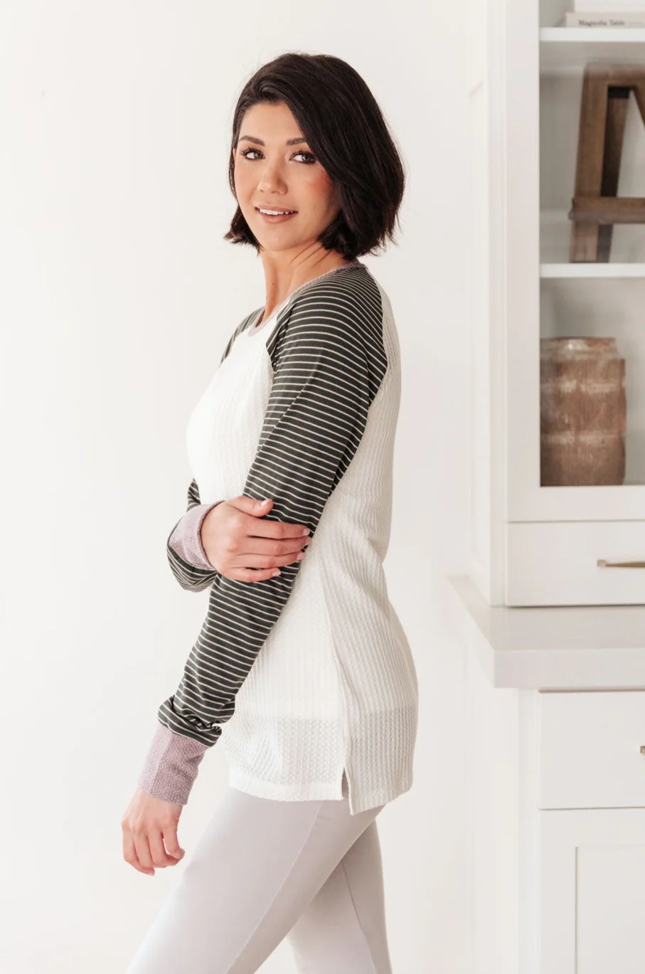 Suave Stripes Raglan Top - 2/8/2022 - Image 17