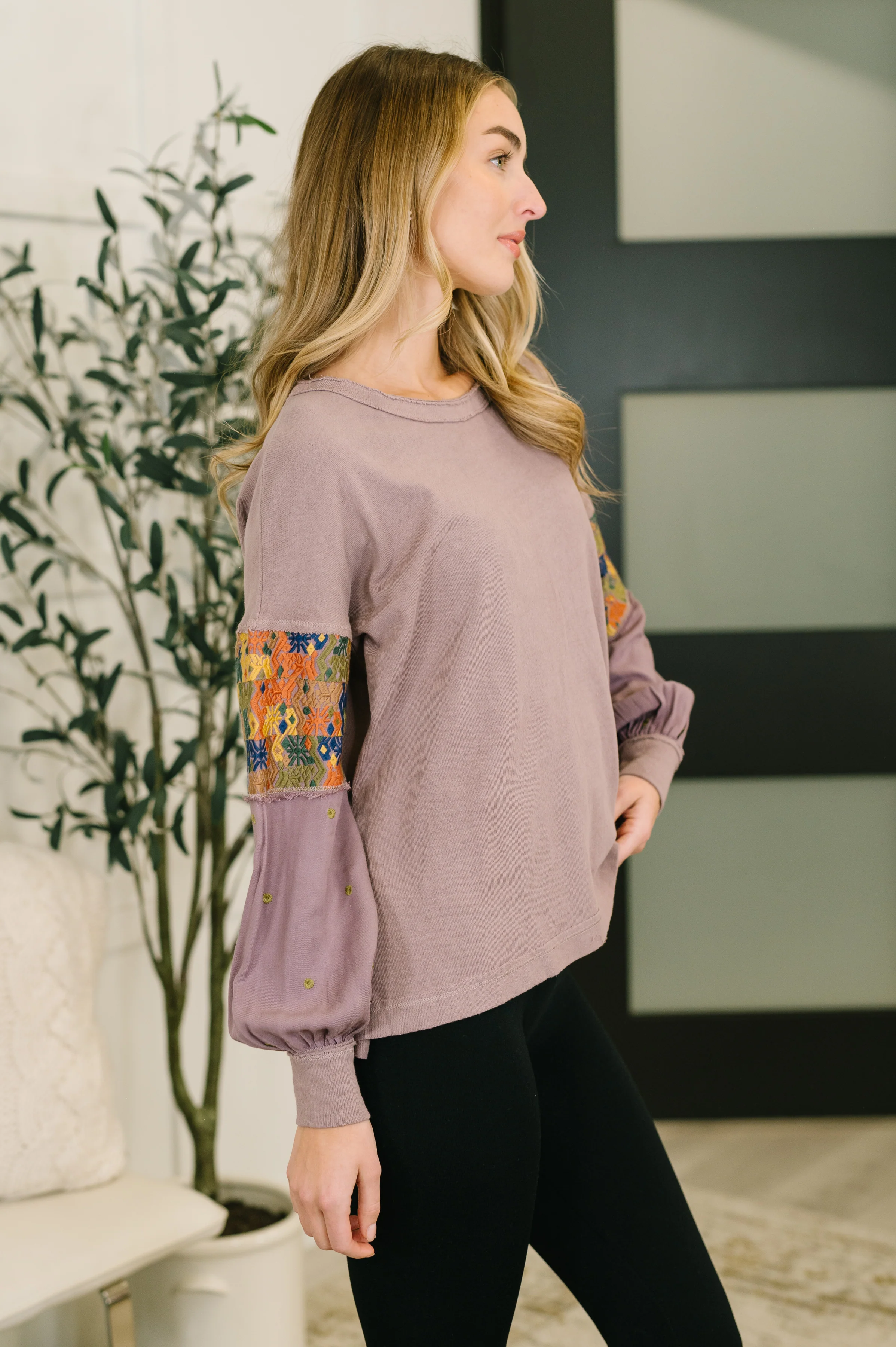 Subtle Breeze Floral Patchwork Pullover - 1/23/2026 - Image 4