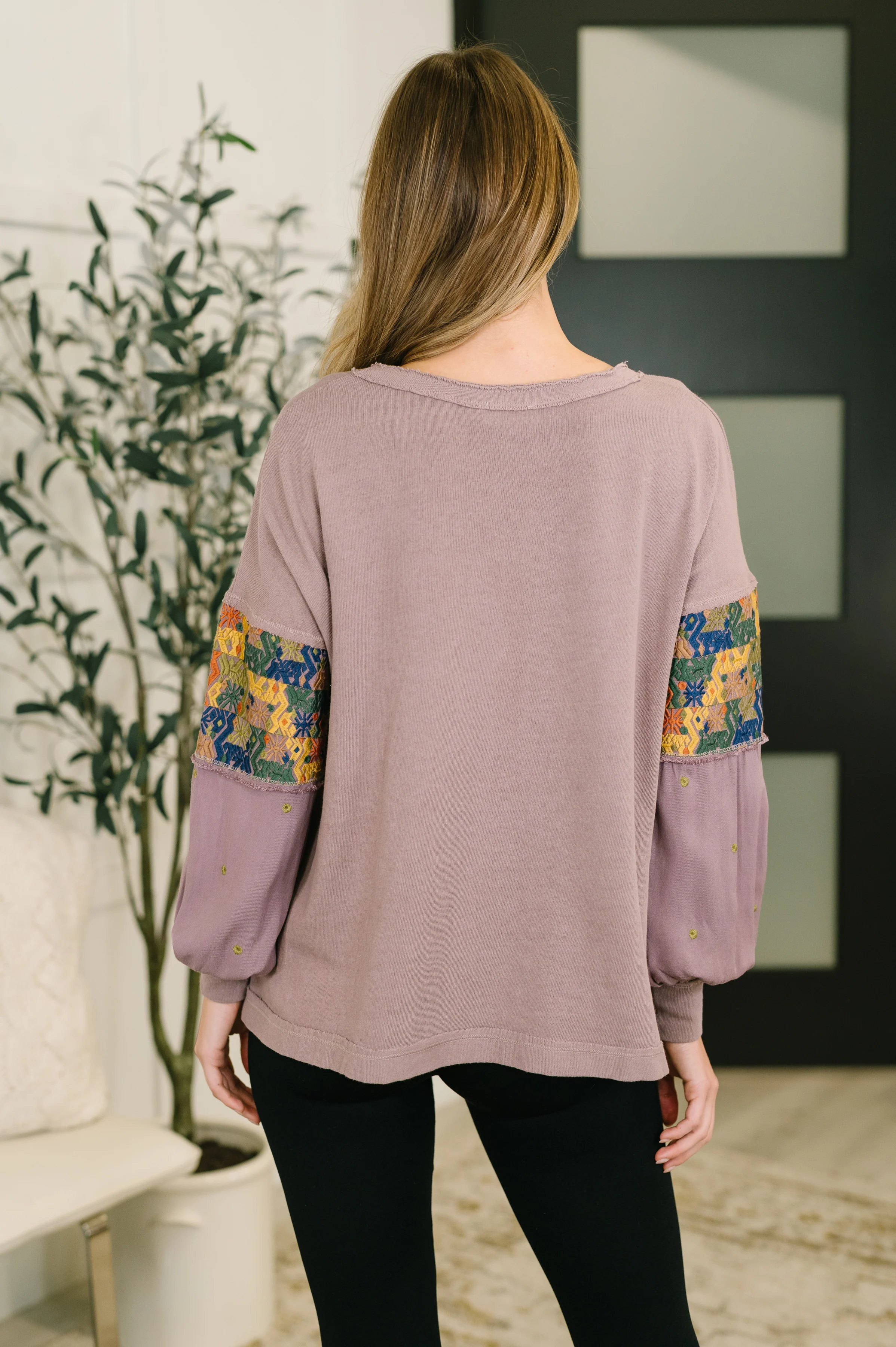 Subtle Breeze Floral Patchwork Pullover - 1/23/2026 - Image 5