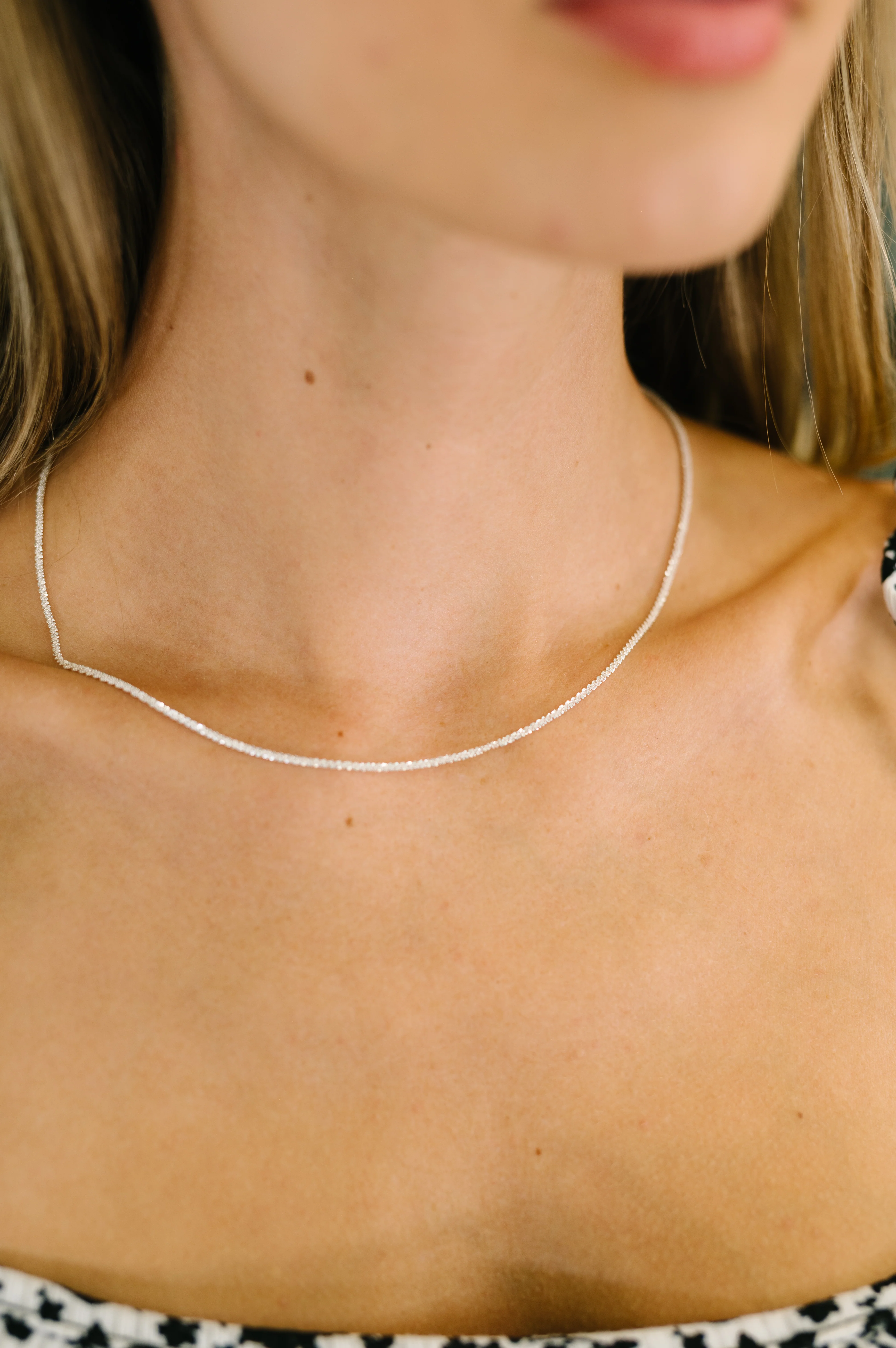Subtle Sparkle Dainty Necklace - 7/25/2025