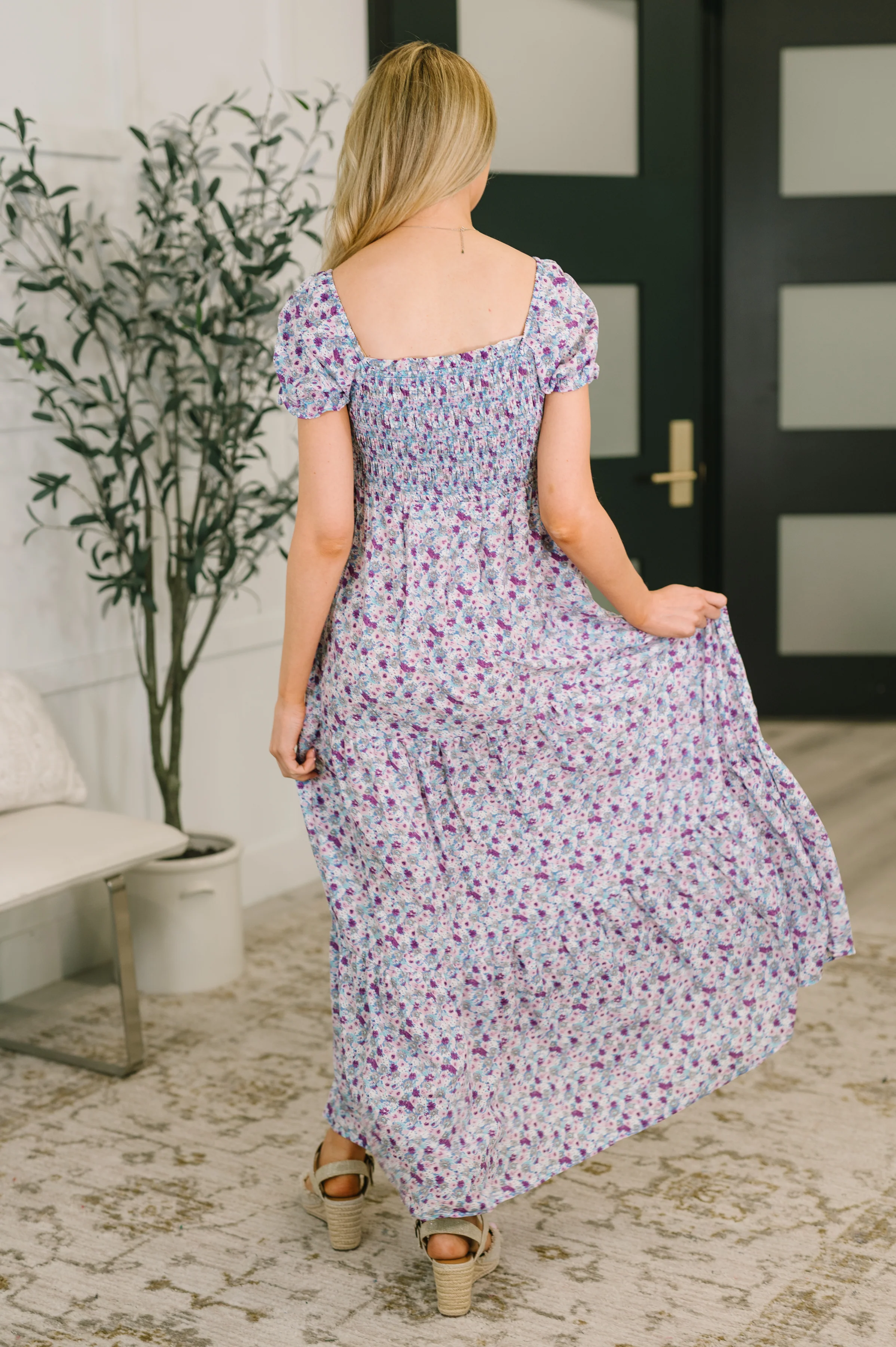 Sugar Talking Tiered Dress in Floral Print - 5/1/2026 NEW - Image 5