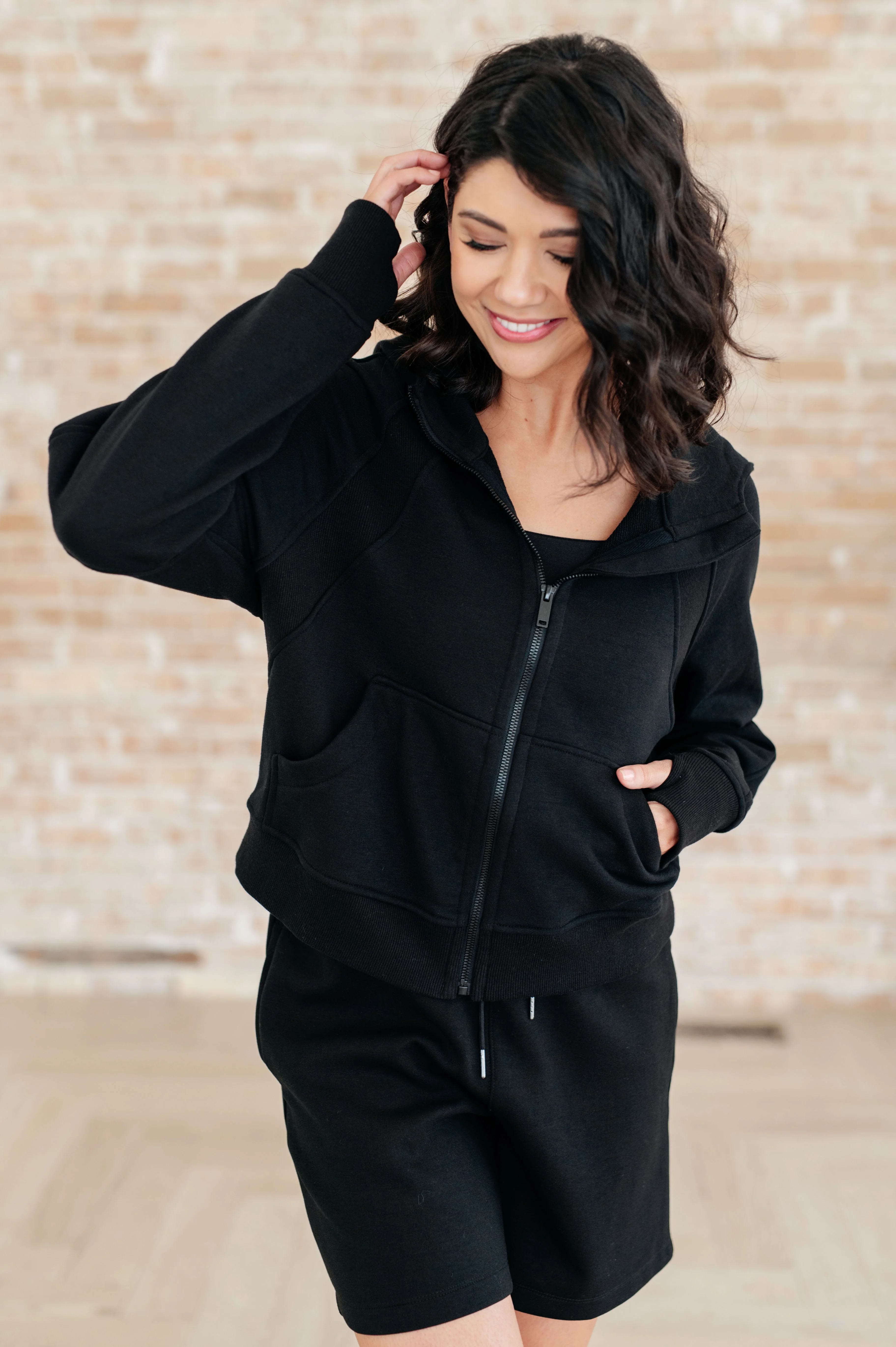 Sun or Shade Zip Up Jacket in Black - 4/3/2024 - Image 6