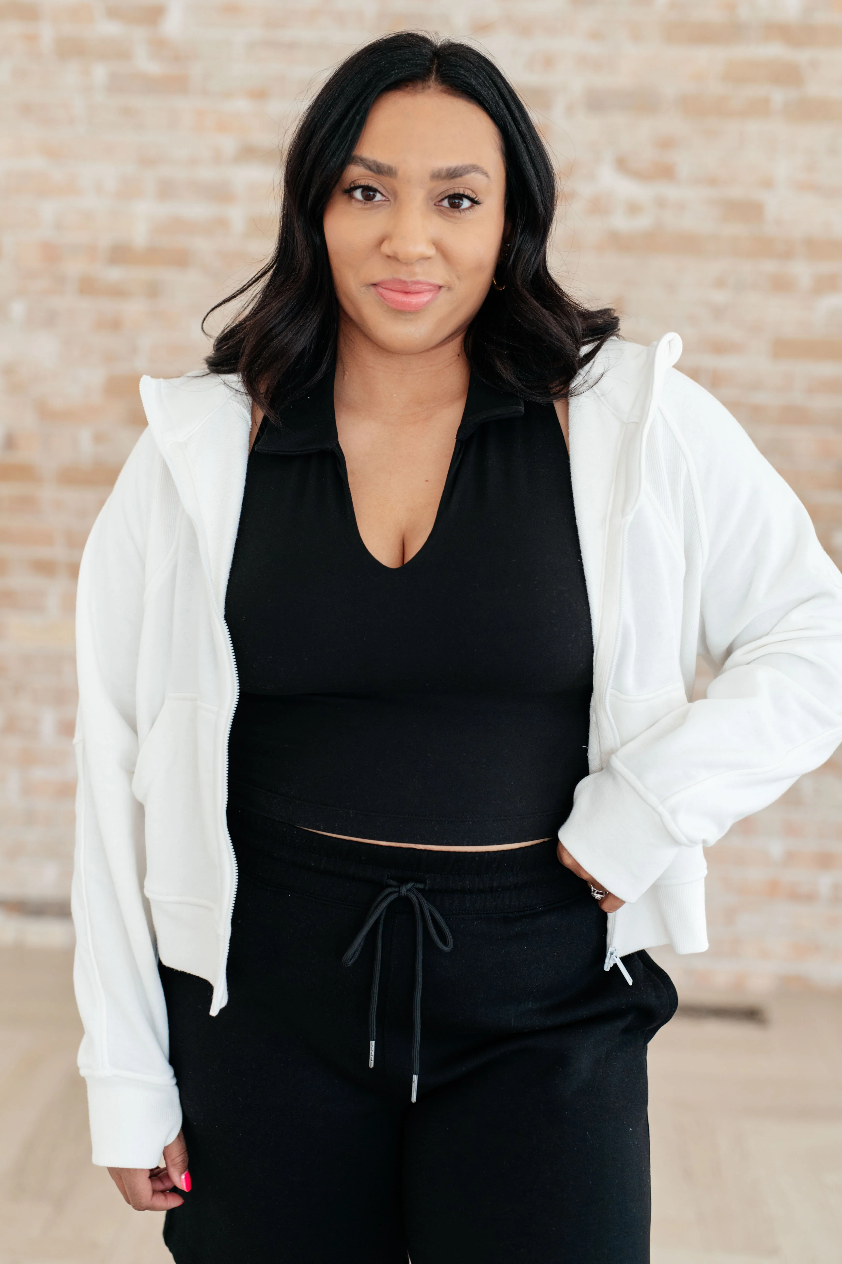 Sun or Shade Zip Up Jacket in Off White - 4/3/2024