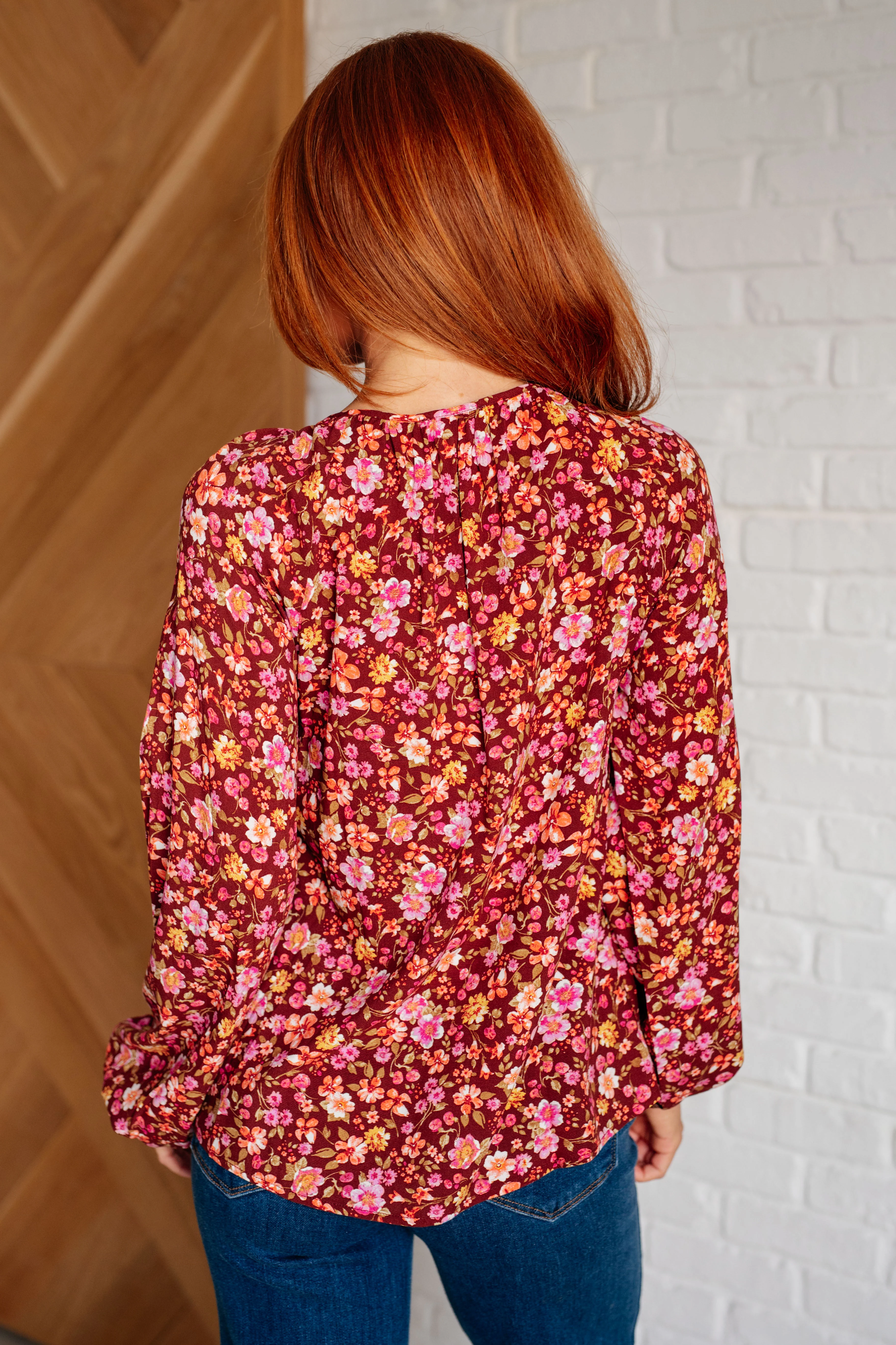 Sunday Brunch Blouse in Rust Floral - 9/30/2025 - Image 8