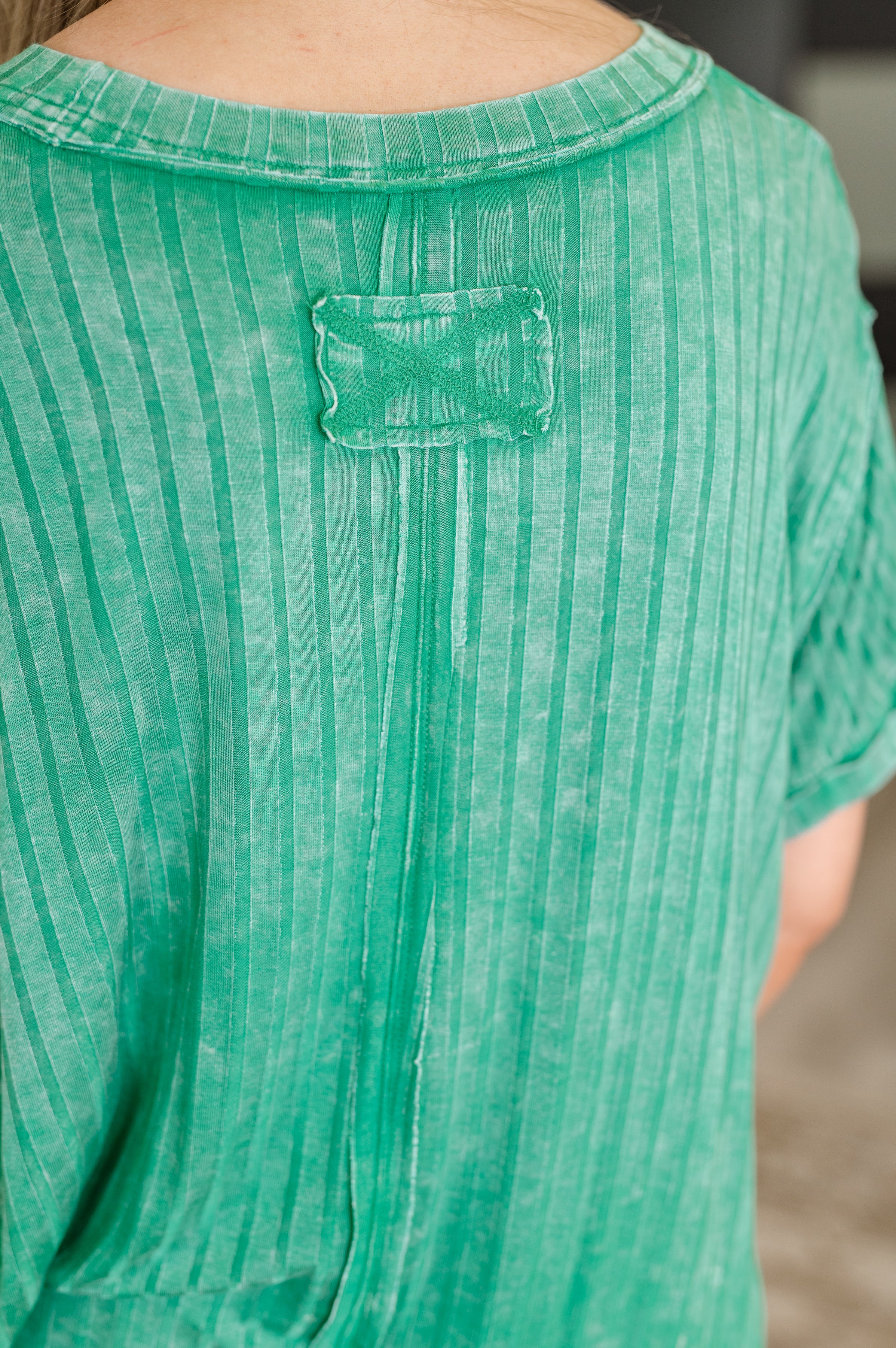 Sunday's Bestie Mineral Wash Top in Kelly Green - 4/23/2026 - Image 5