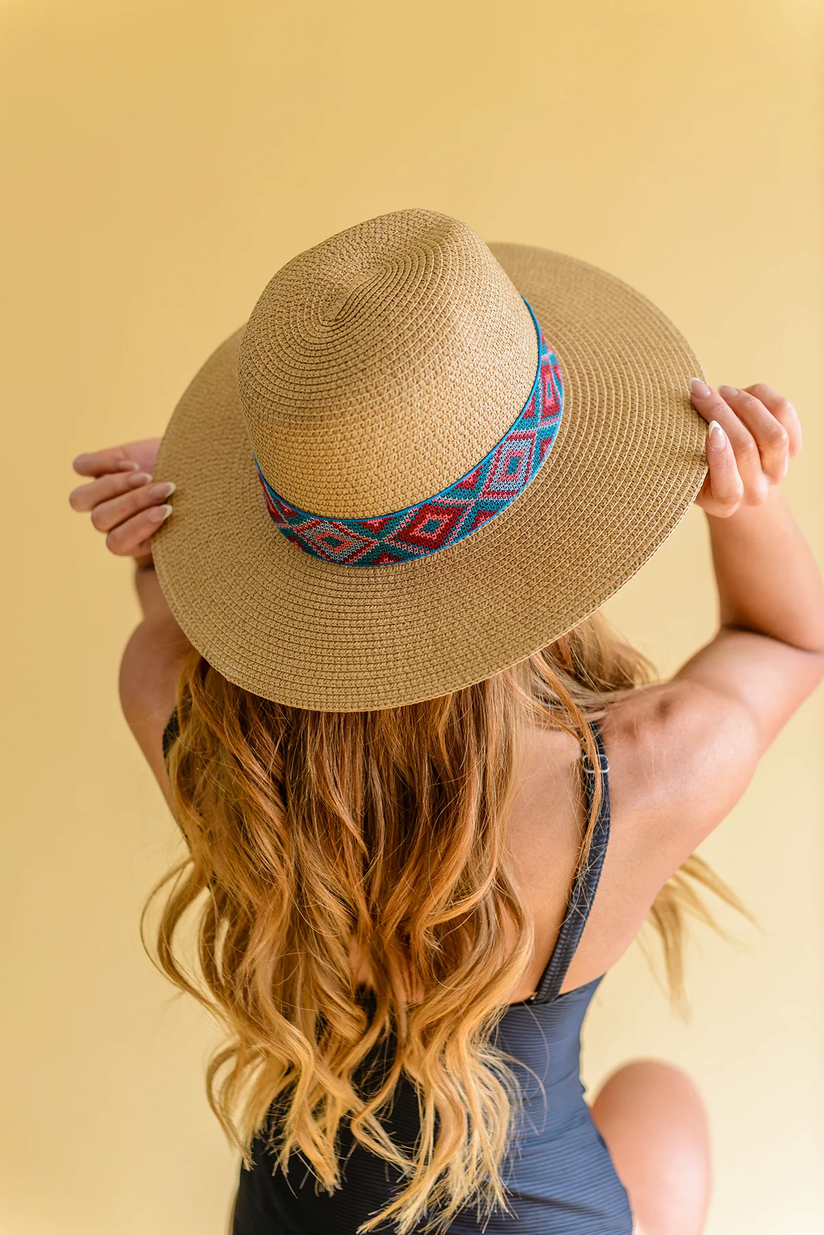 Sunny Rays Banded Accent Panama Hat - 3/31/2023 - Image 10
