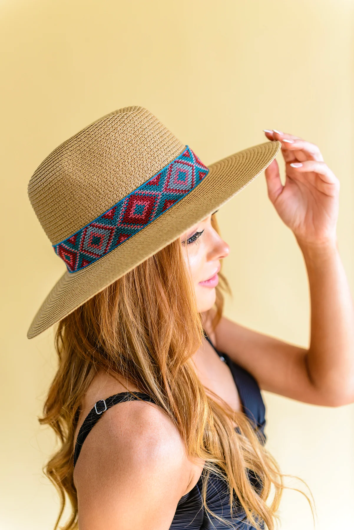 Sunny Rays Banded Accent Panama Hat - 3/31/2023 - Image 12