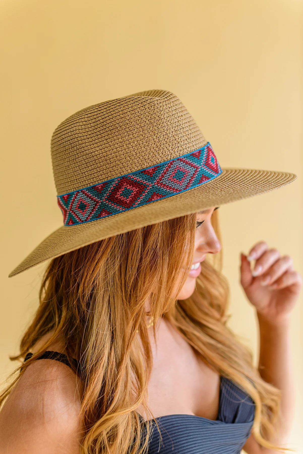 Sunny Rays Banded Accent Panama Hat - 3/31/2023 - Image 7