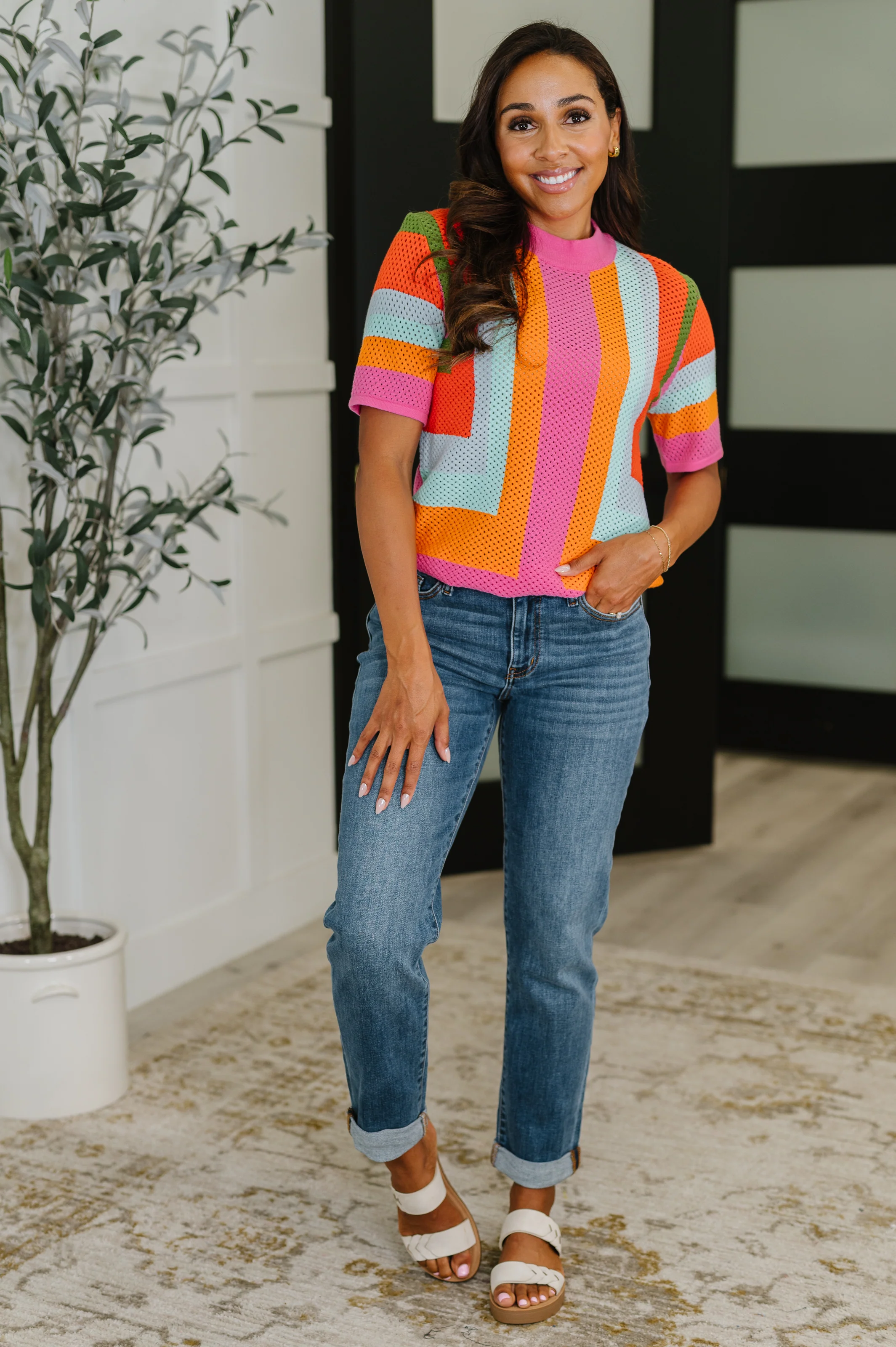 Sunset Stitch Knit Top - 4/9/2026 - Image 3