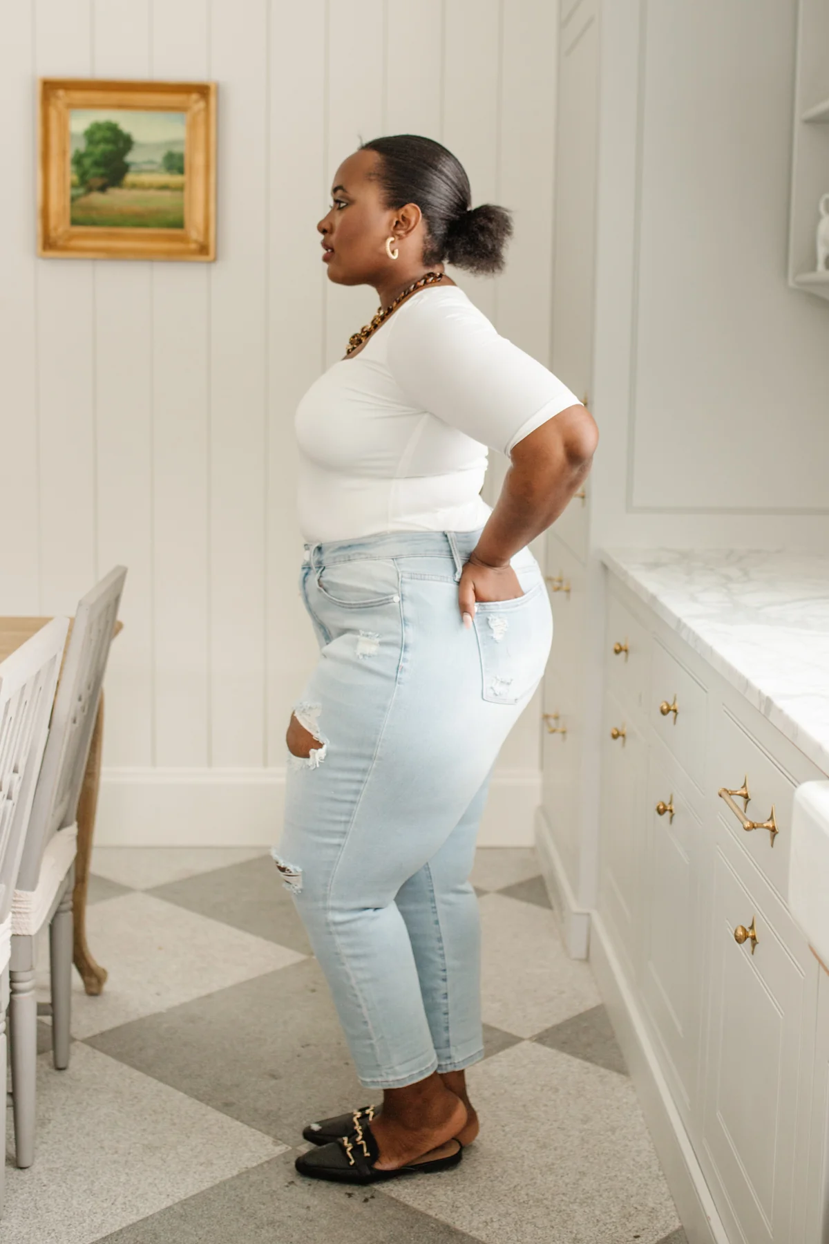 Super Light Destroyed Boyfriend Jeans - 3/29/2022 - Image 7