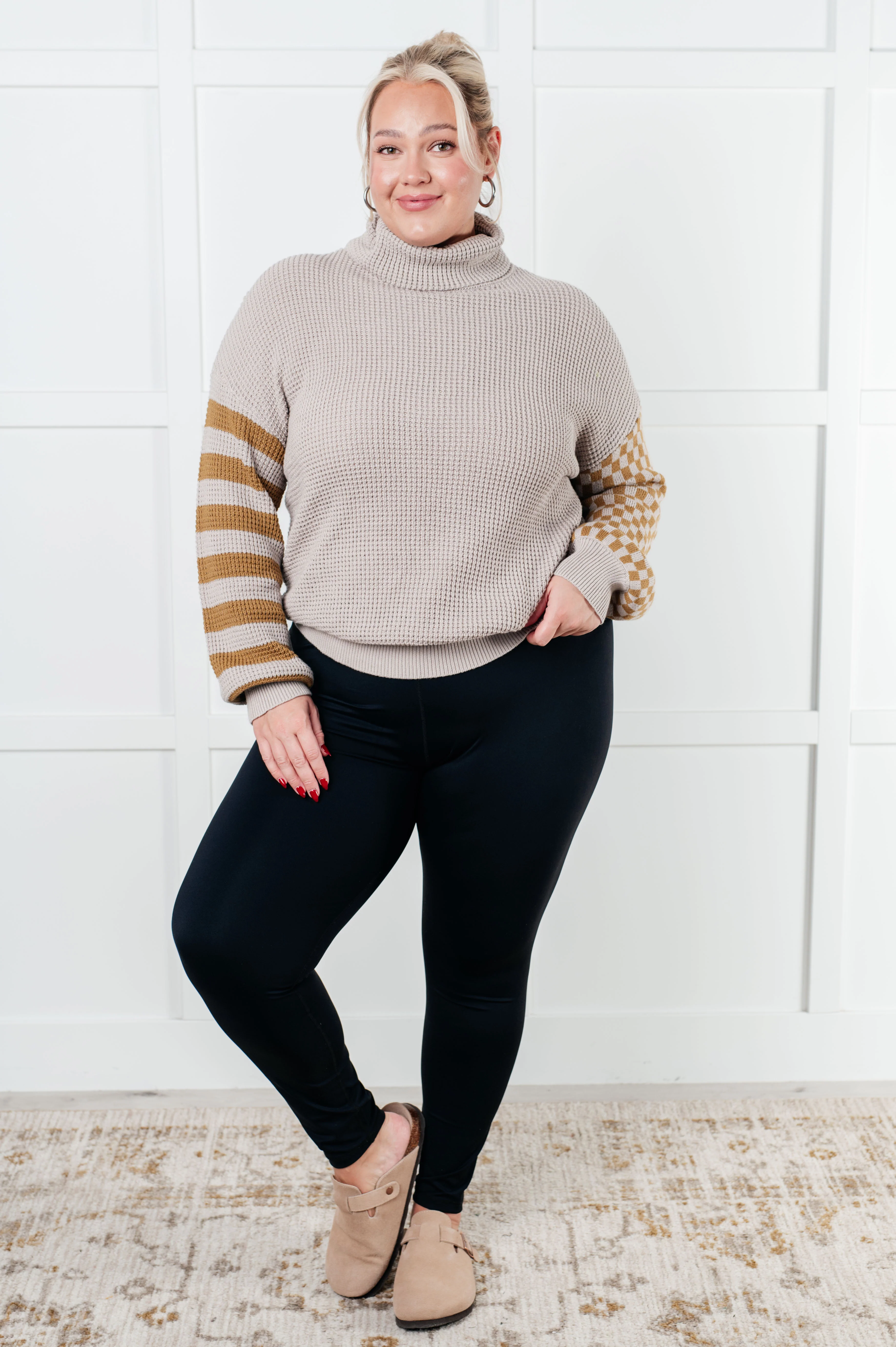 Super Seasonal Patchwork Waffle Knit Sweater - 10/20/2025 - Image 3