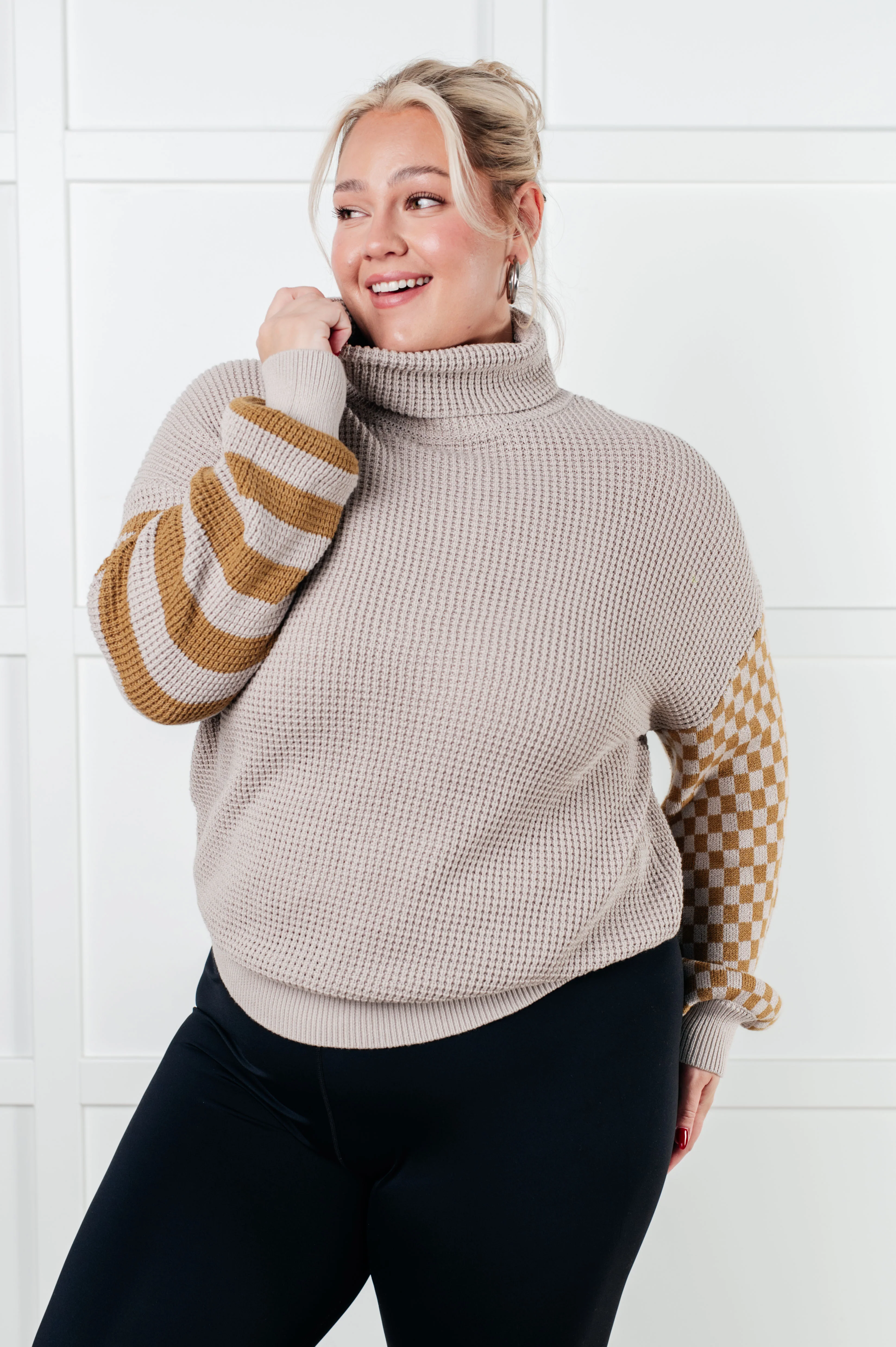 Super Seasonal Patchwork Waffle Knit Sweater - 10/20/2025 - Image 5