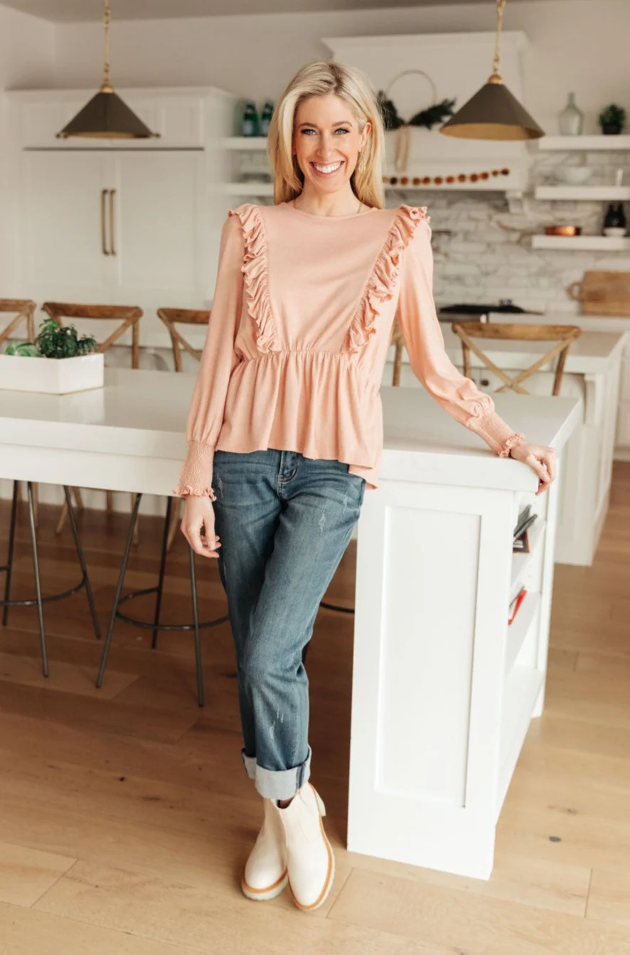 Sweet Confession Top In Blush - 1/27/2022 - Image 10