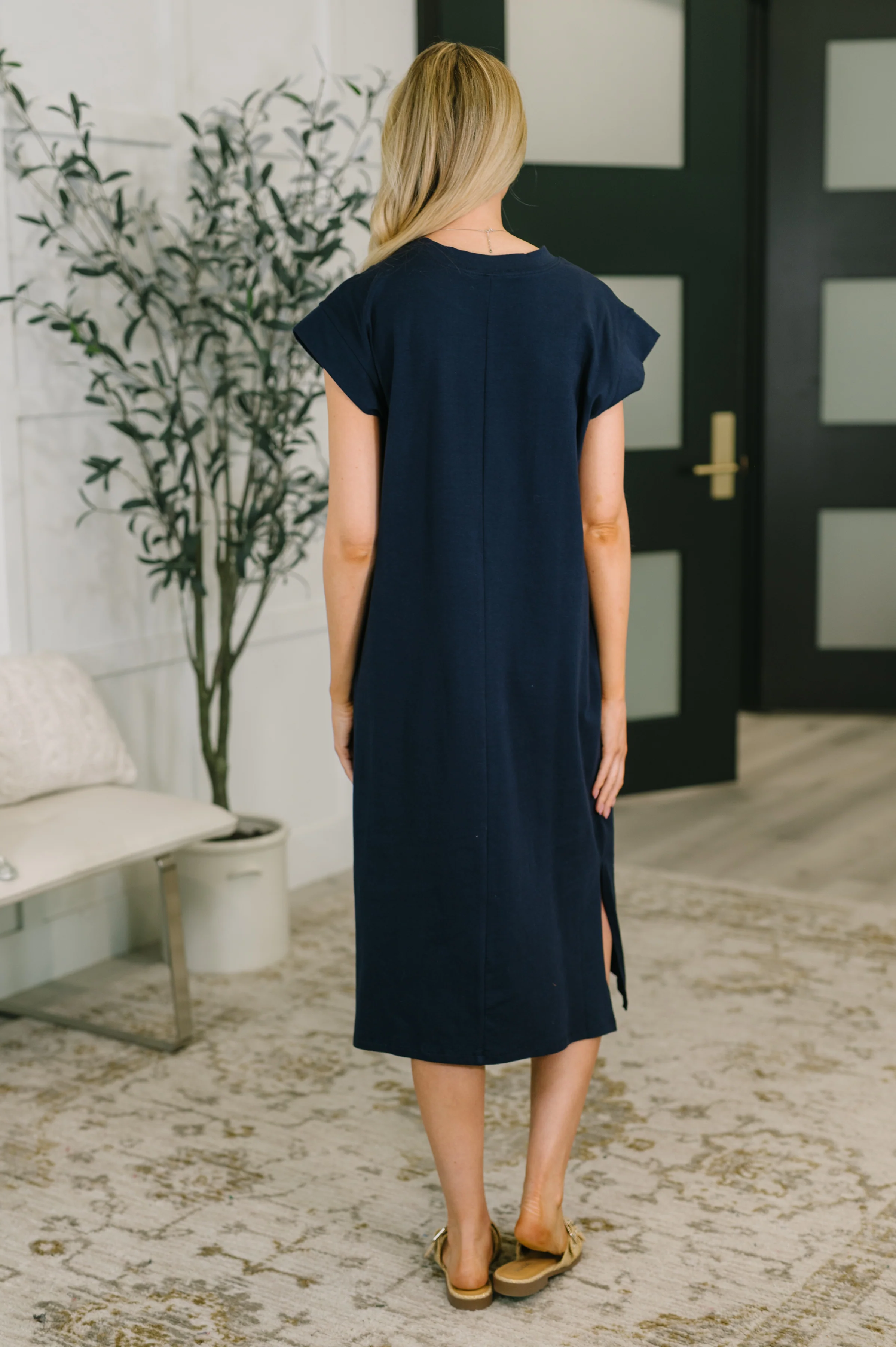 Sweet Like That Casual Dress in Navy - 4/29/2026 - Image 4