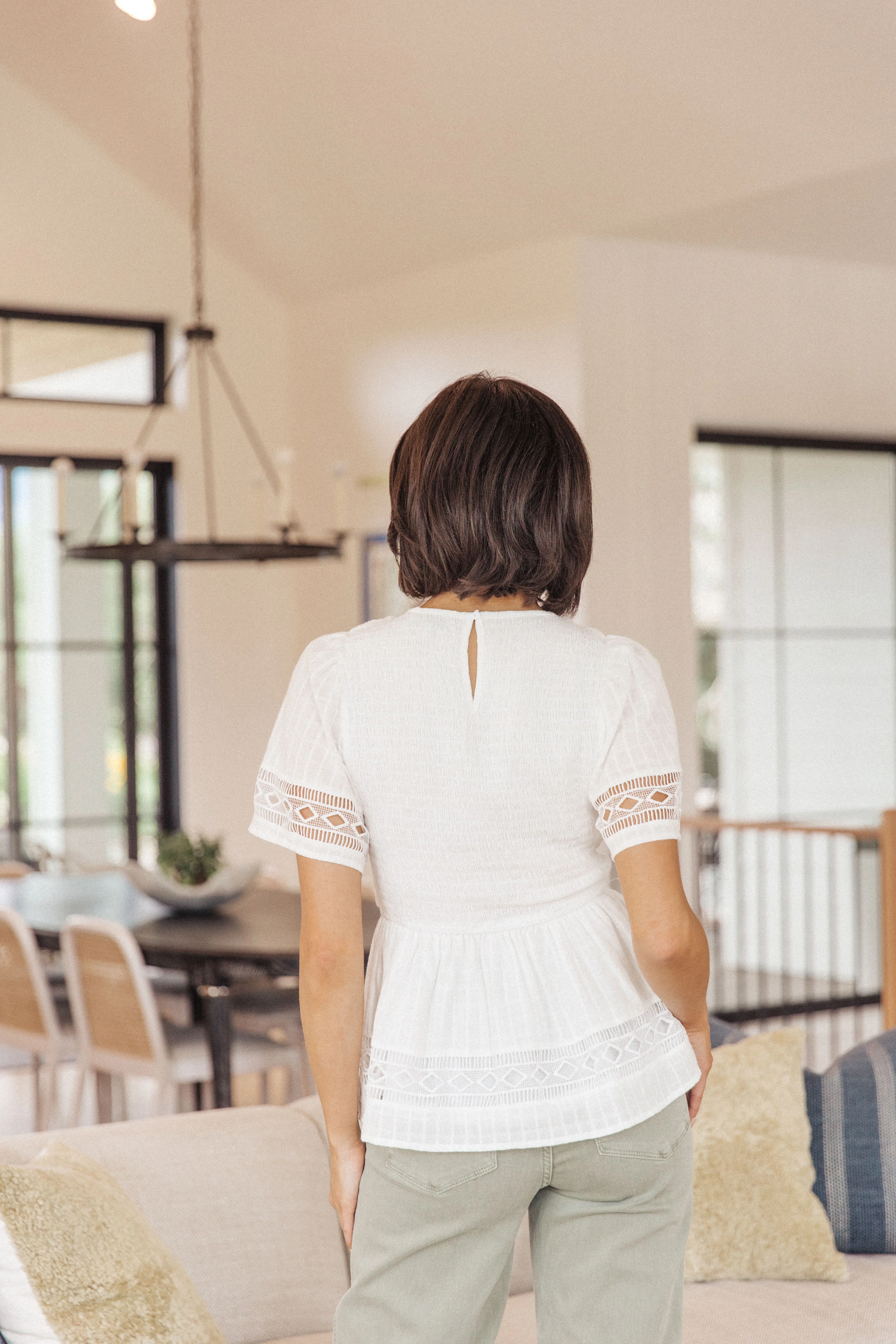 Sweet Sister Peplum Blouse - 8/24/2023 - Image 6