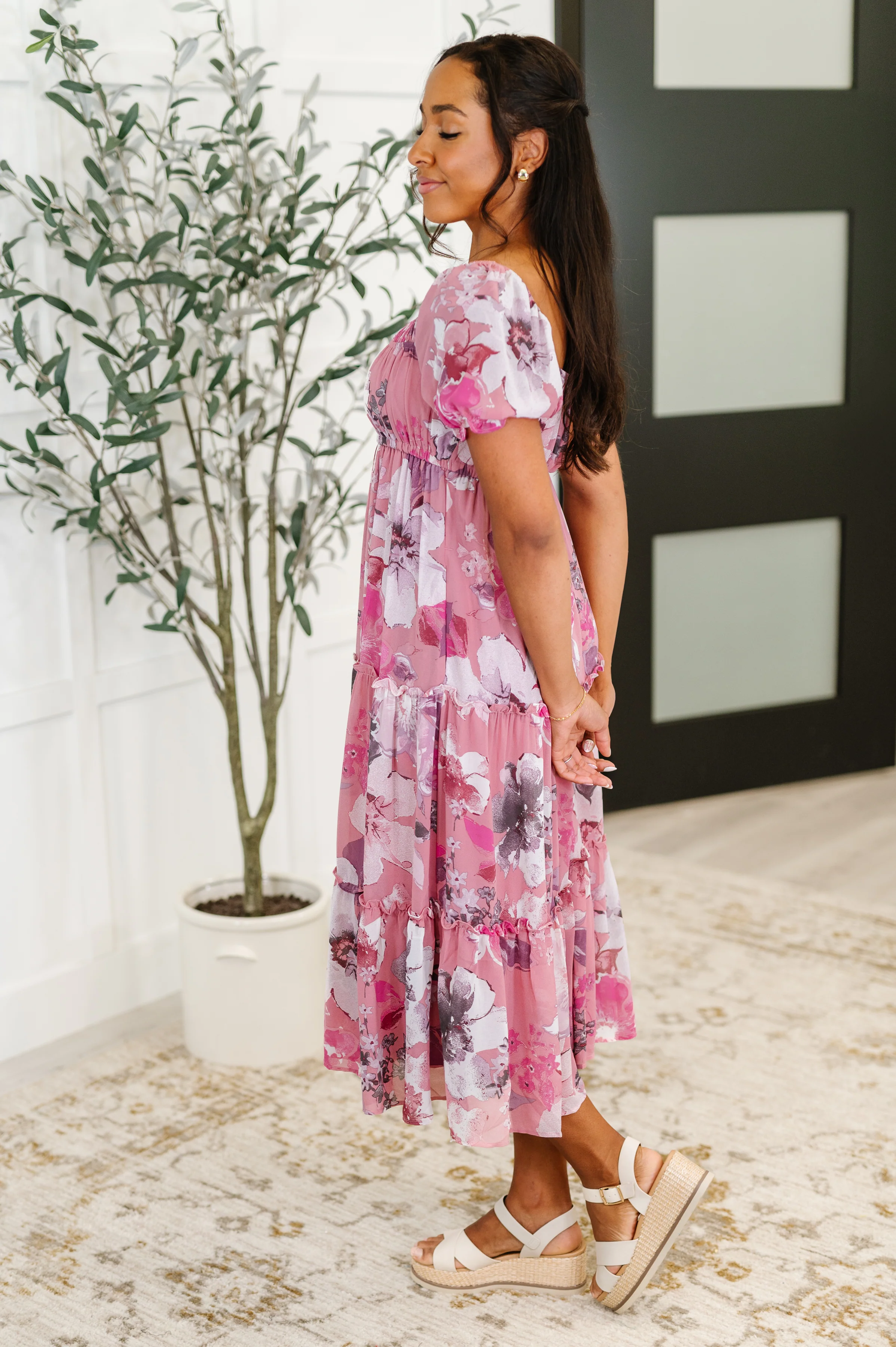 Sweetheart Club Square Neck Floral Dress - 6/10/2025 - Image 4