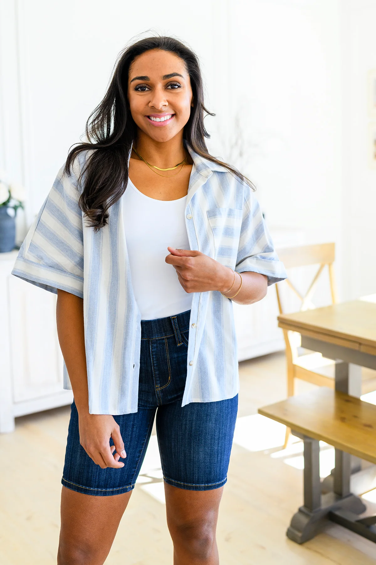 Tailored to Relax Striped Button Down - 3/9/2023 - Image 15