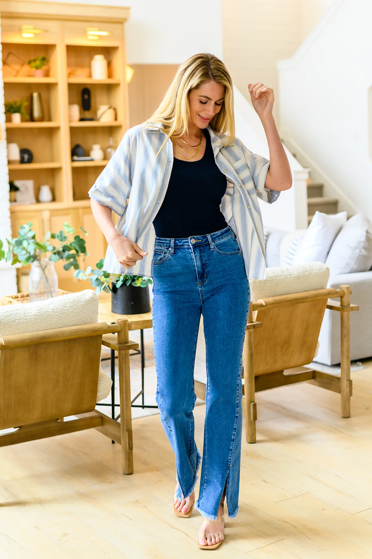 Tailored to Relax Striped Button Down - 3/9/2023 - Image 17