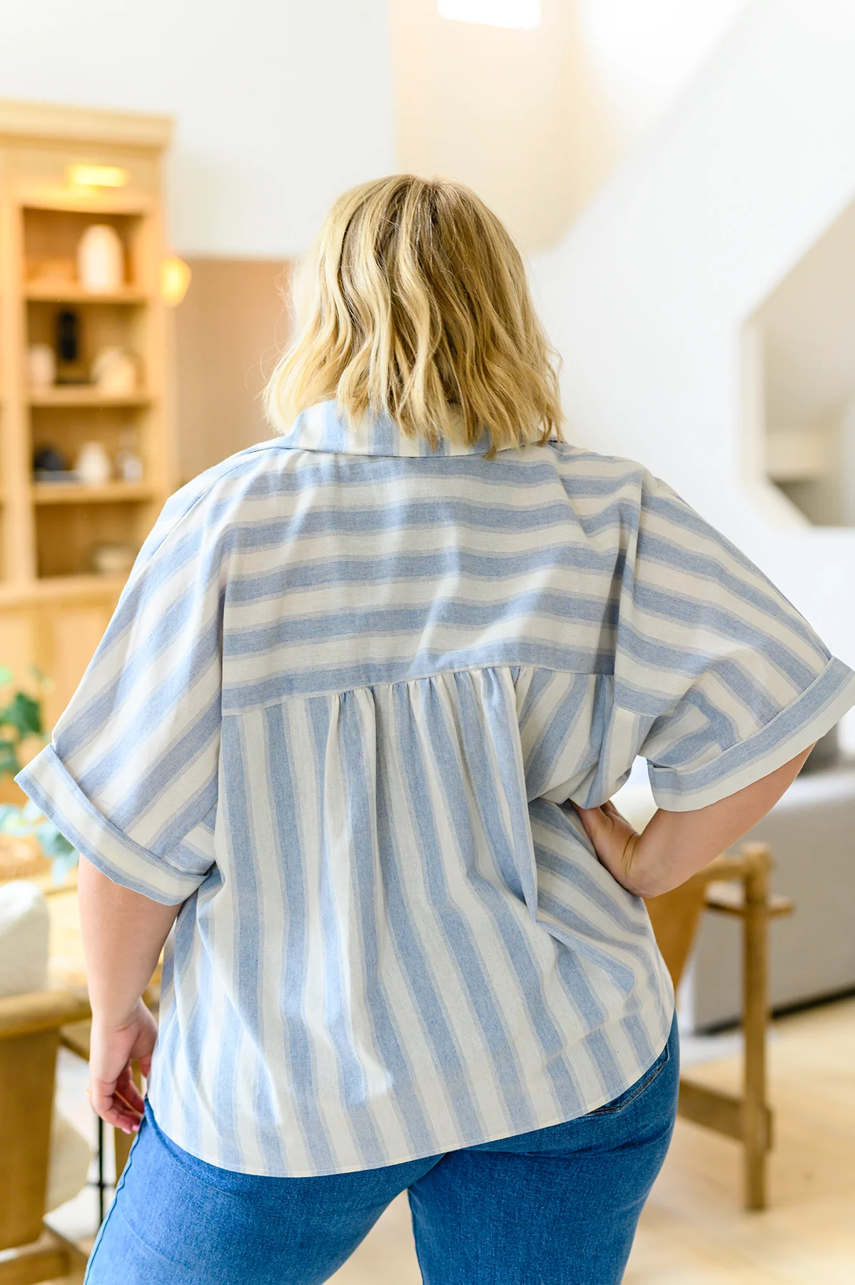 Tailored to Relax Striped Button Down - 3/9/2023 - Image 6