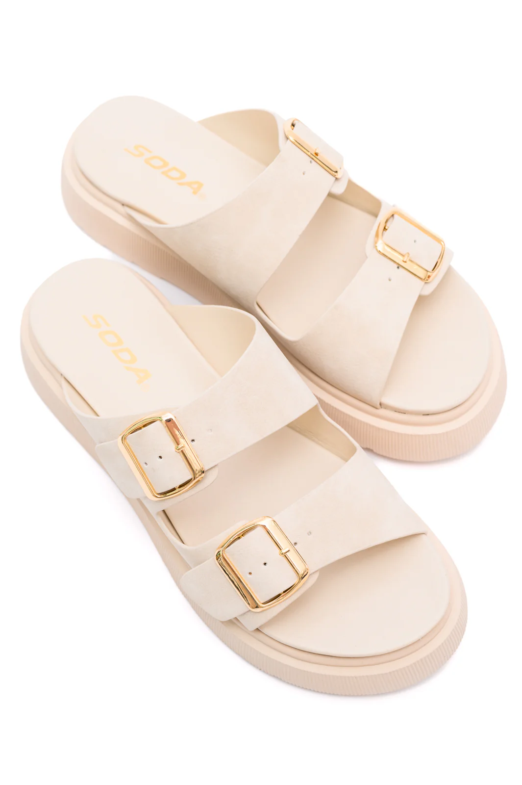 Taking That Next Step Double Strap Platform Sandals - 6/13/2024