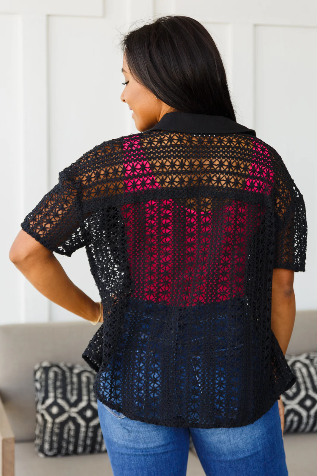 Talk of the Town Lace Set in Black - 6/1/2023 - Image 3