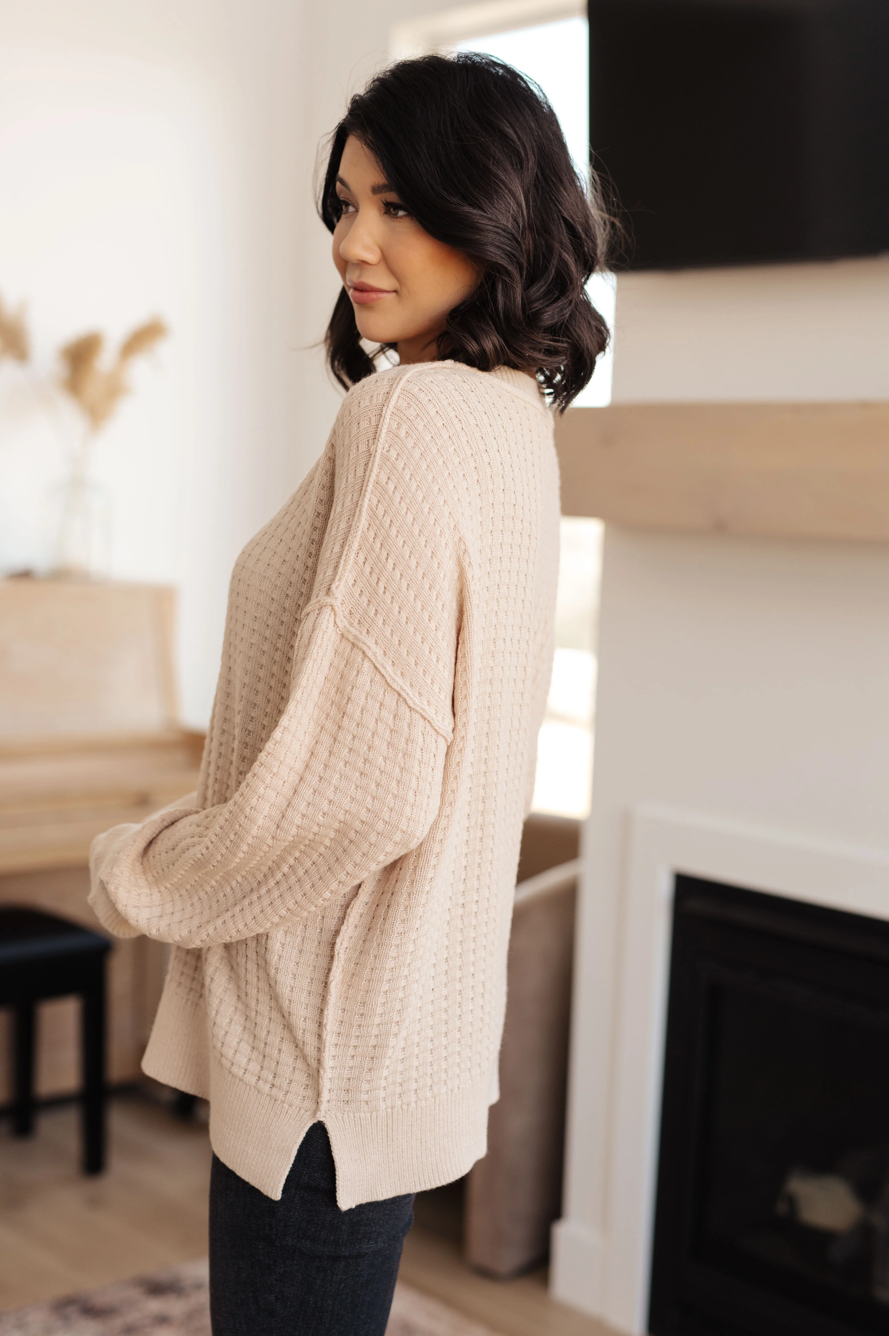 Terrifically Textured Sweater in Mocha - 11/21/2023 - Image 6