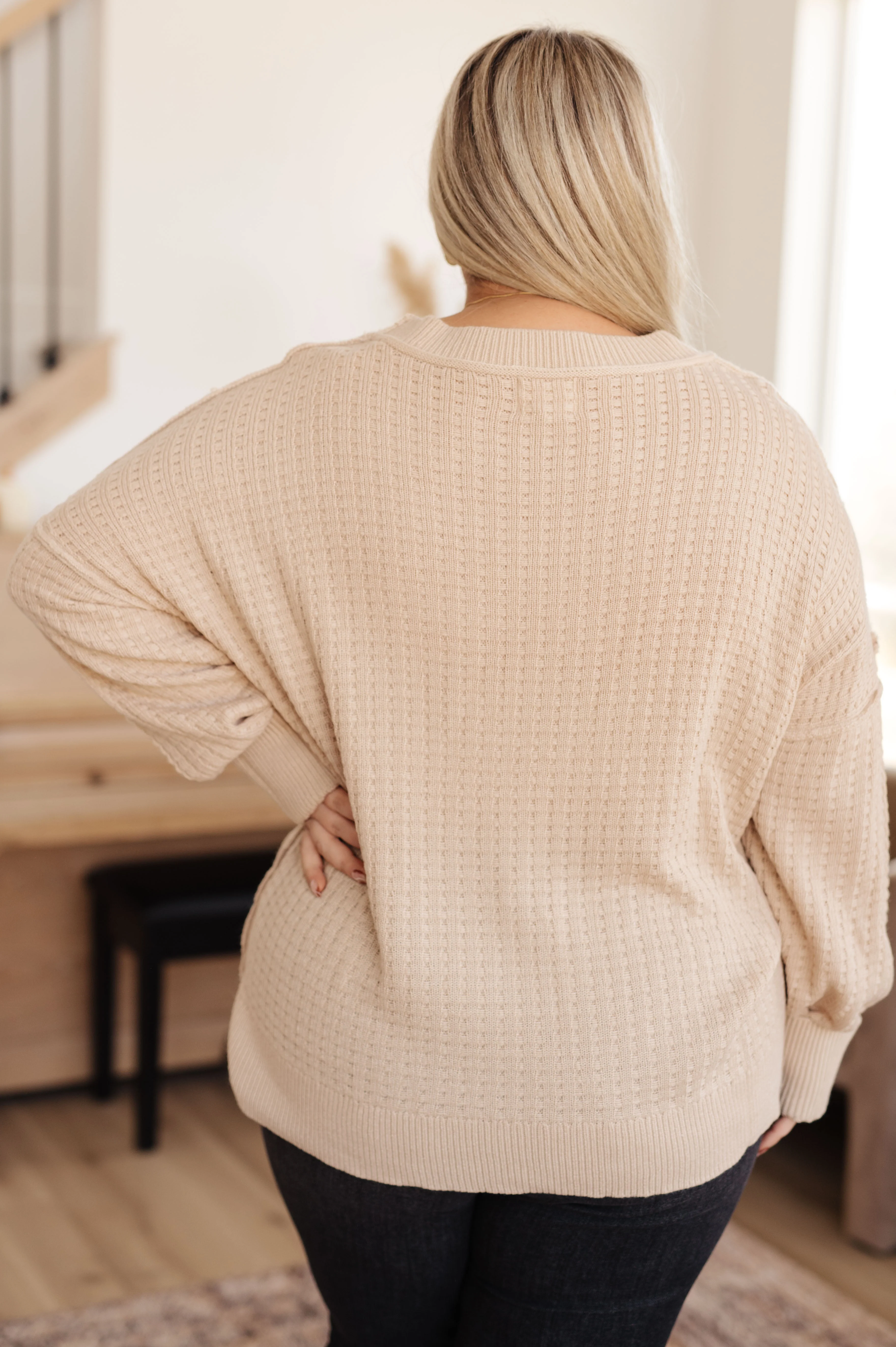 Terrifically Textured Sweater in Mocha - 11/21/2023 - Image 9