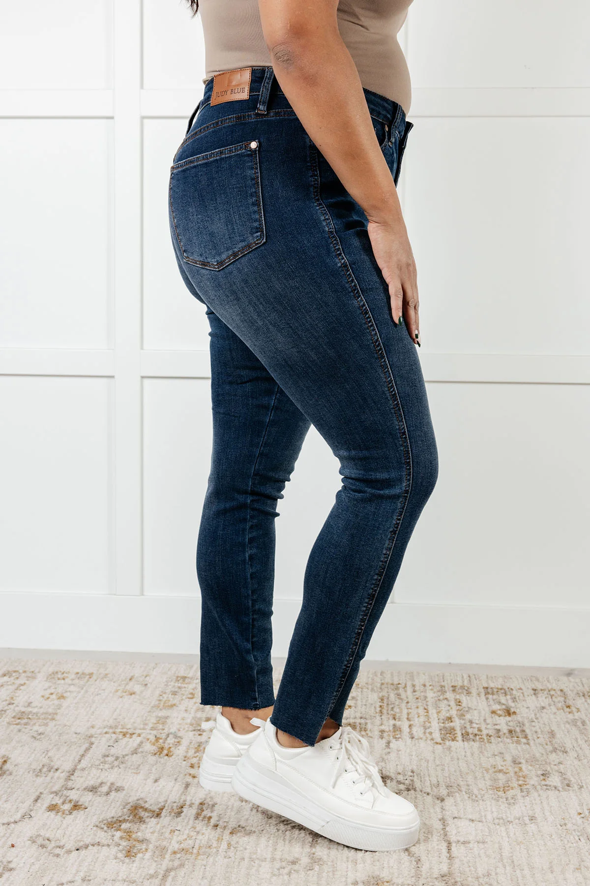 Tessa High Rise Control Top Step Hem Skinny Jeans - 12/11/2024 - Image 8