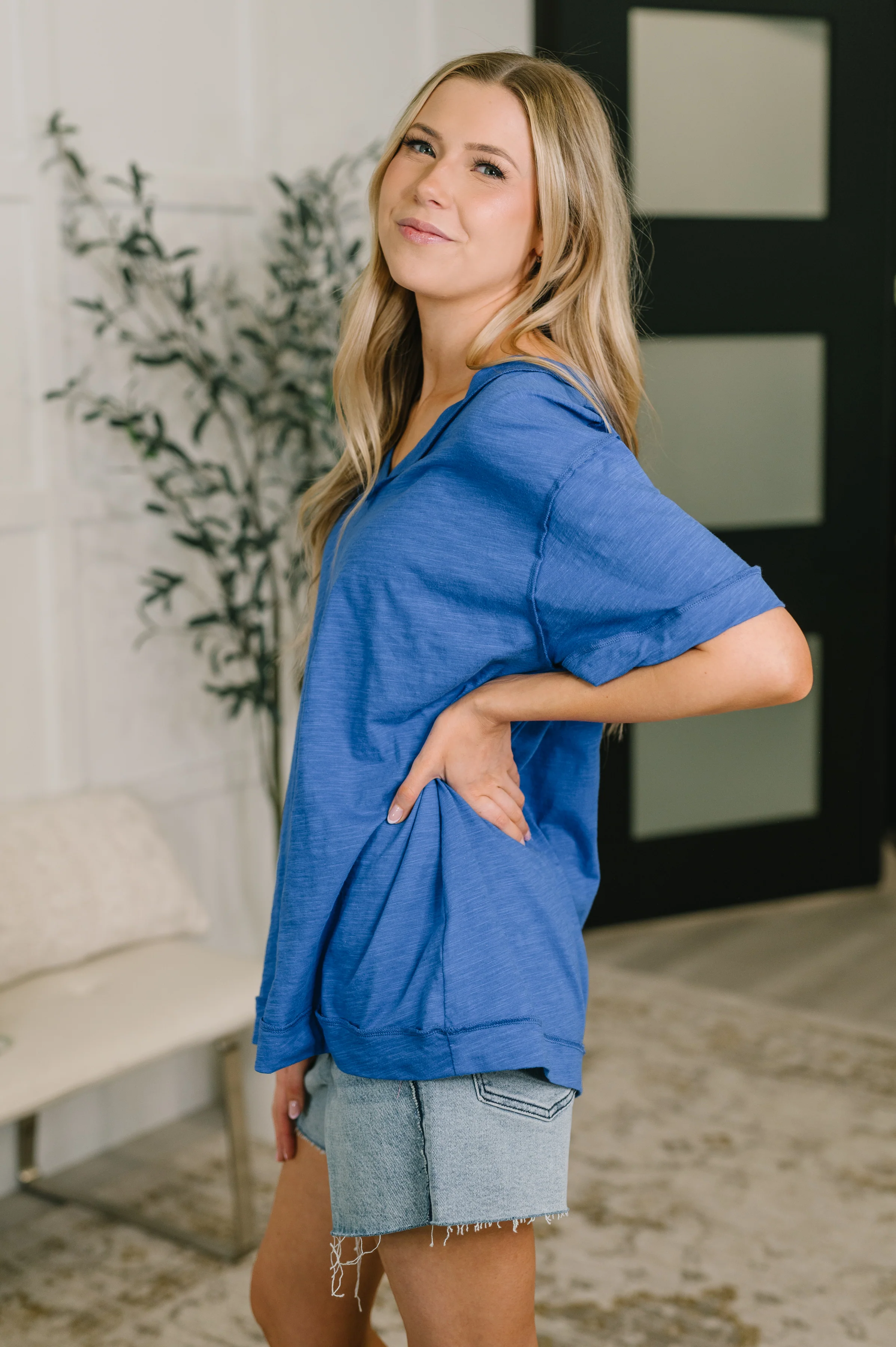 Thanks To You Relaxed Tee in Royal Blue - 6/2/2026 NEW - Image 4
