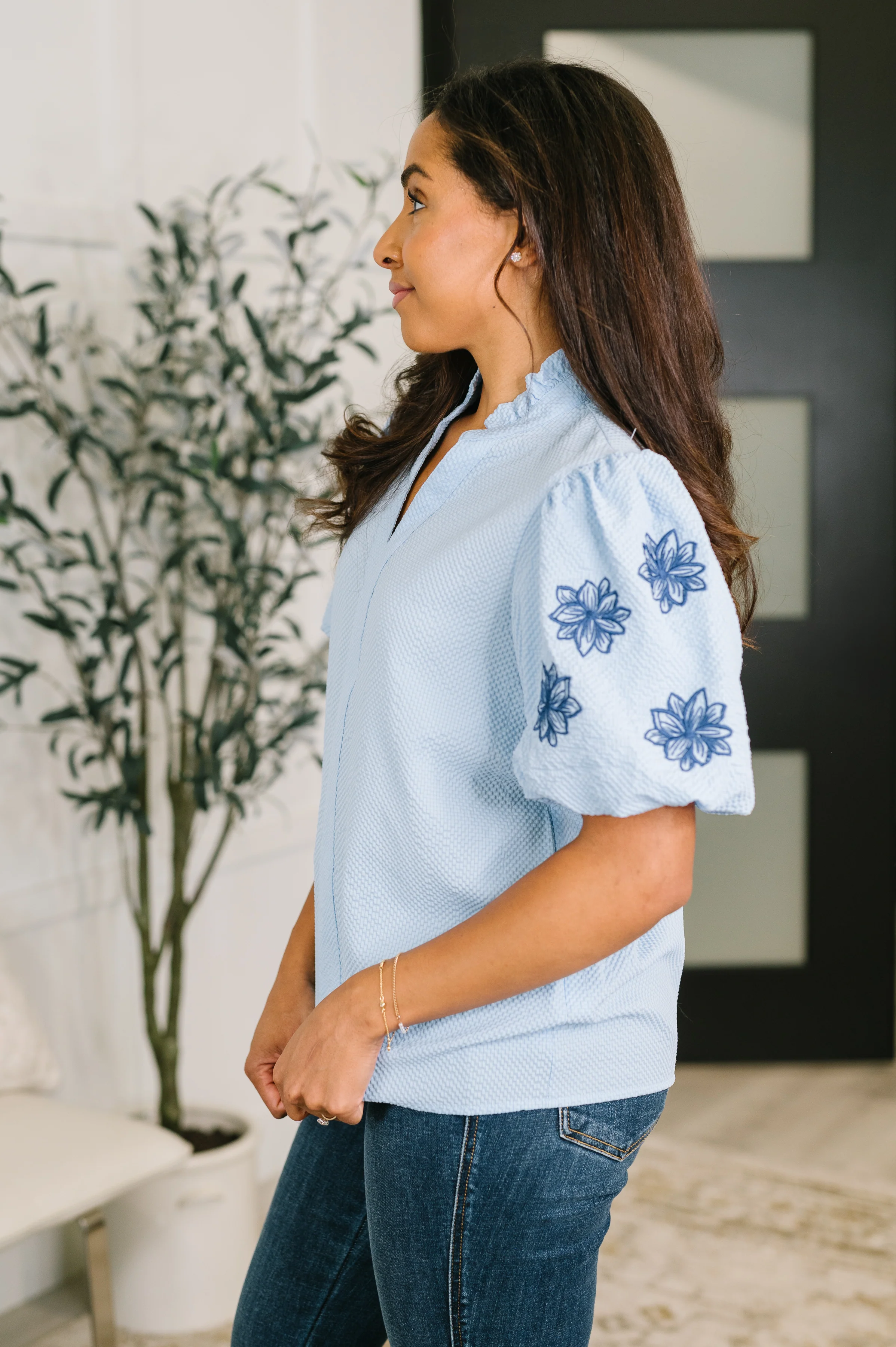 That Easy Notch Neck Blouse - 7/24/2026 - Image 4