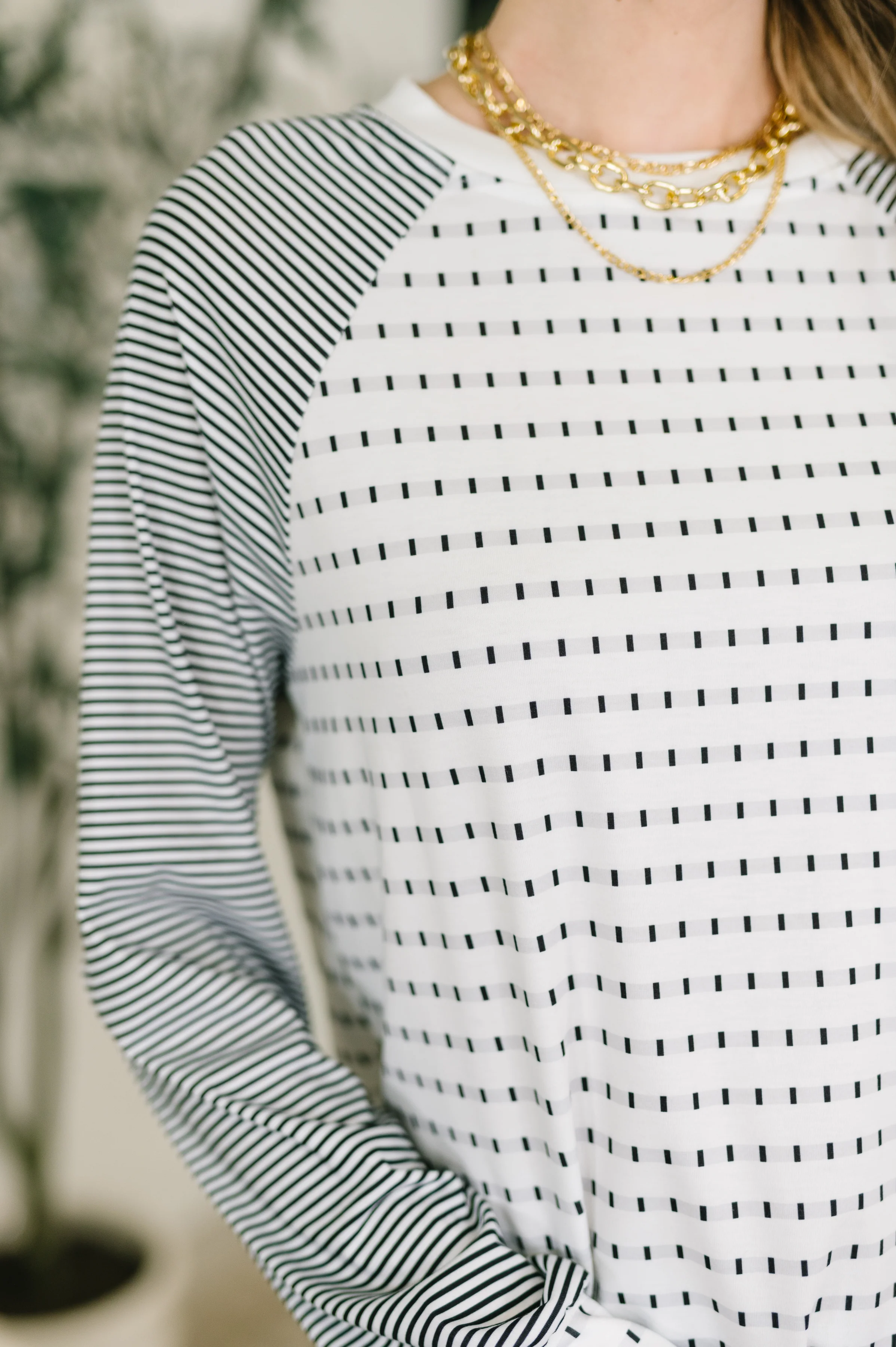 That's What I Like Raglan Patchwork Long Sleeve Top - 3/10/2026 NEW - Image 2