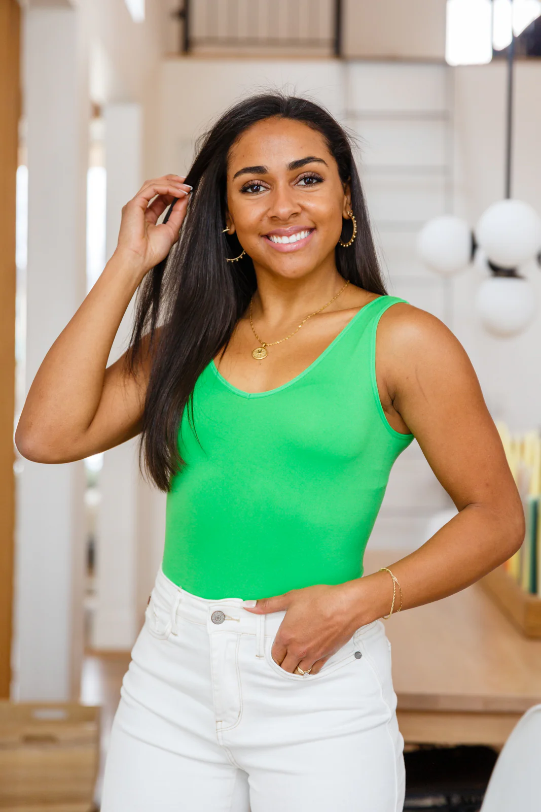 The Basics Bodysuit in Green - 2/17/2023 - Image 4