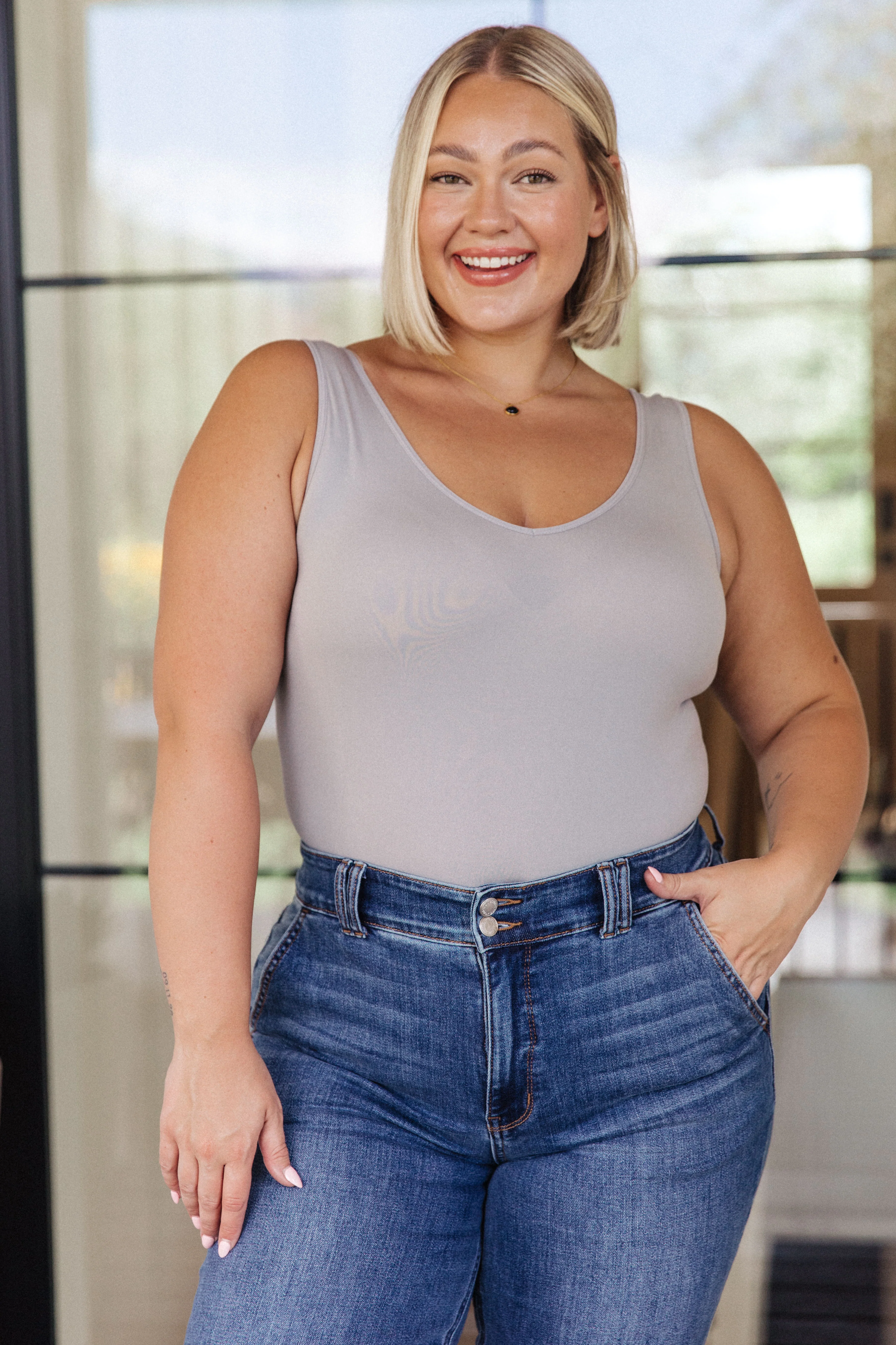 The Basics Bodysuit in Grey - 3/26/2026 - Image 2