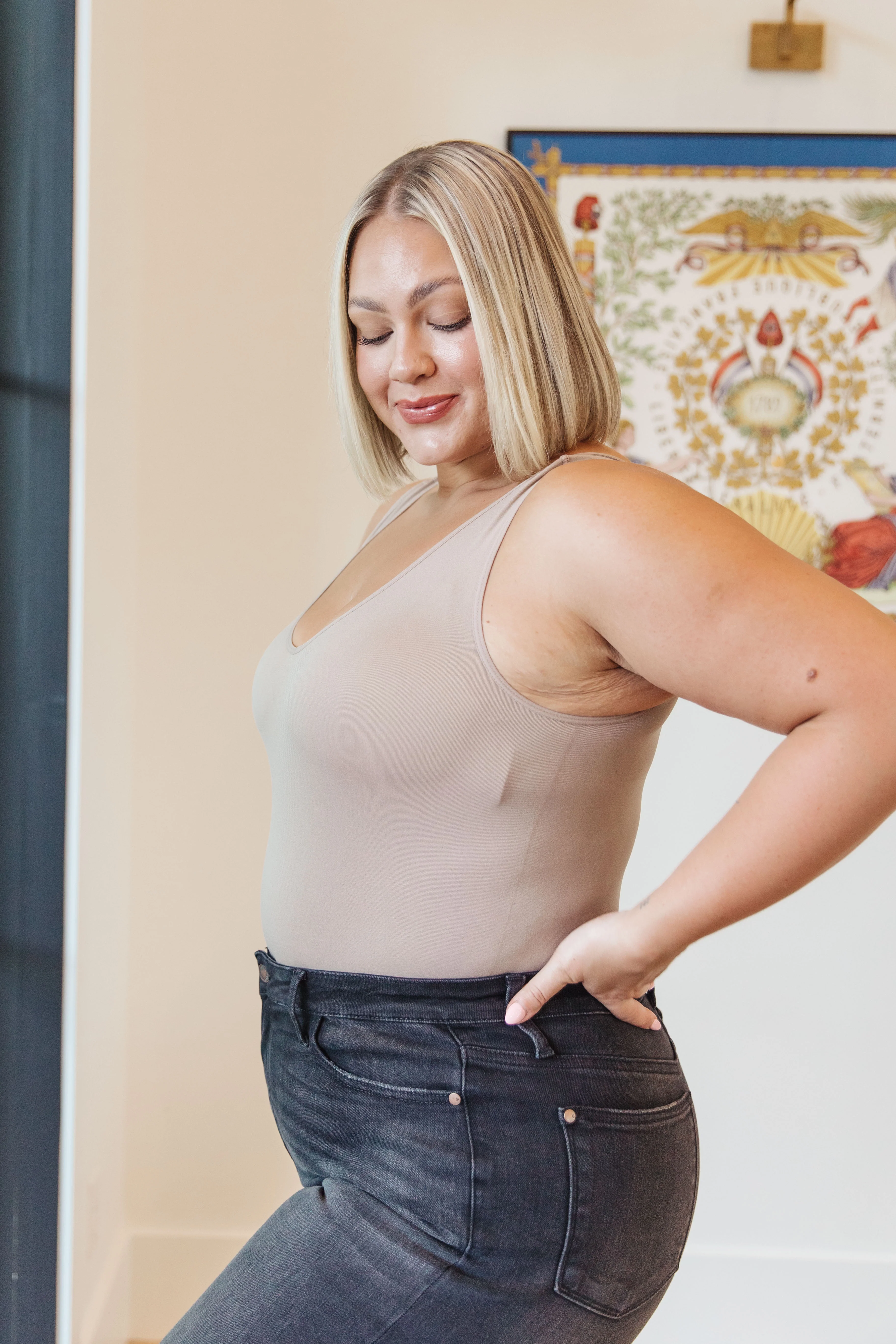 The Basics Bodysuit In Light Mocha - 10/11/2022 - Image 3