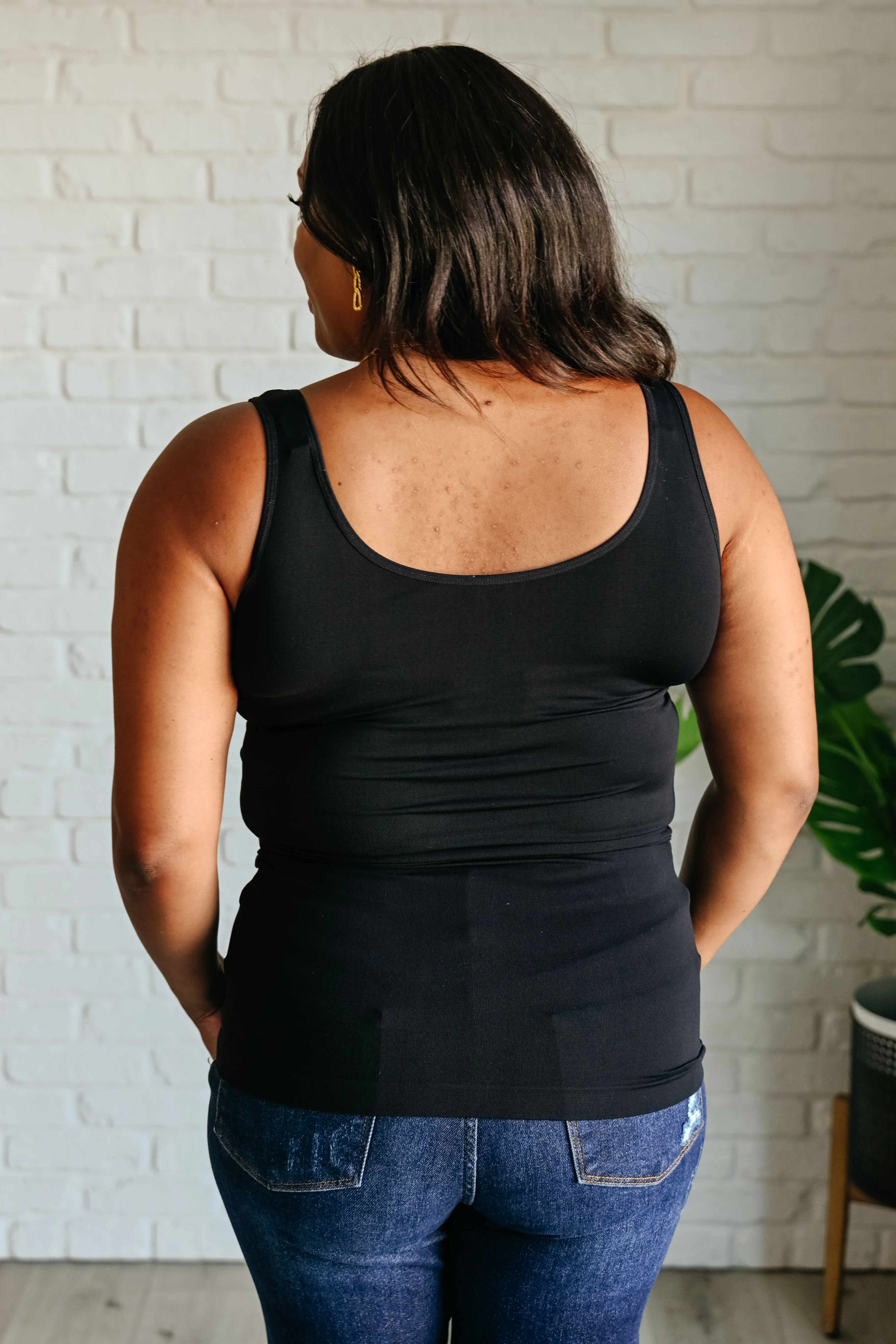 The Basics Reversible Longline Tank in Black - 6/9/2023 - Image 8