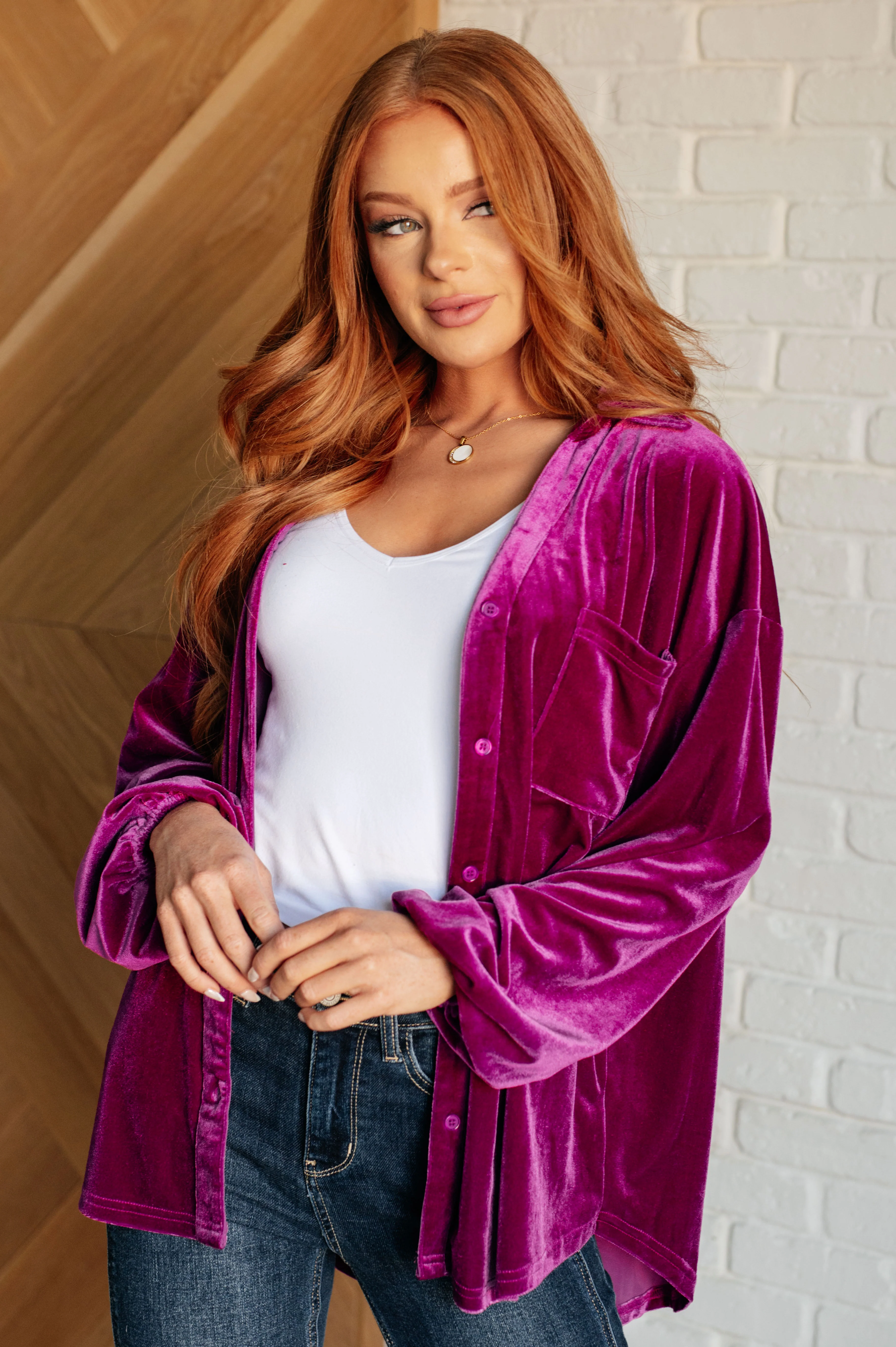 The Best Policy Velvet Balloon Sleeve Top - 12/12/2024 - Image 10