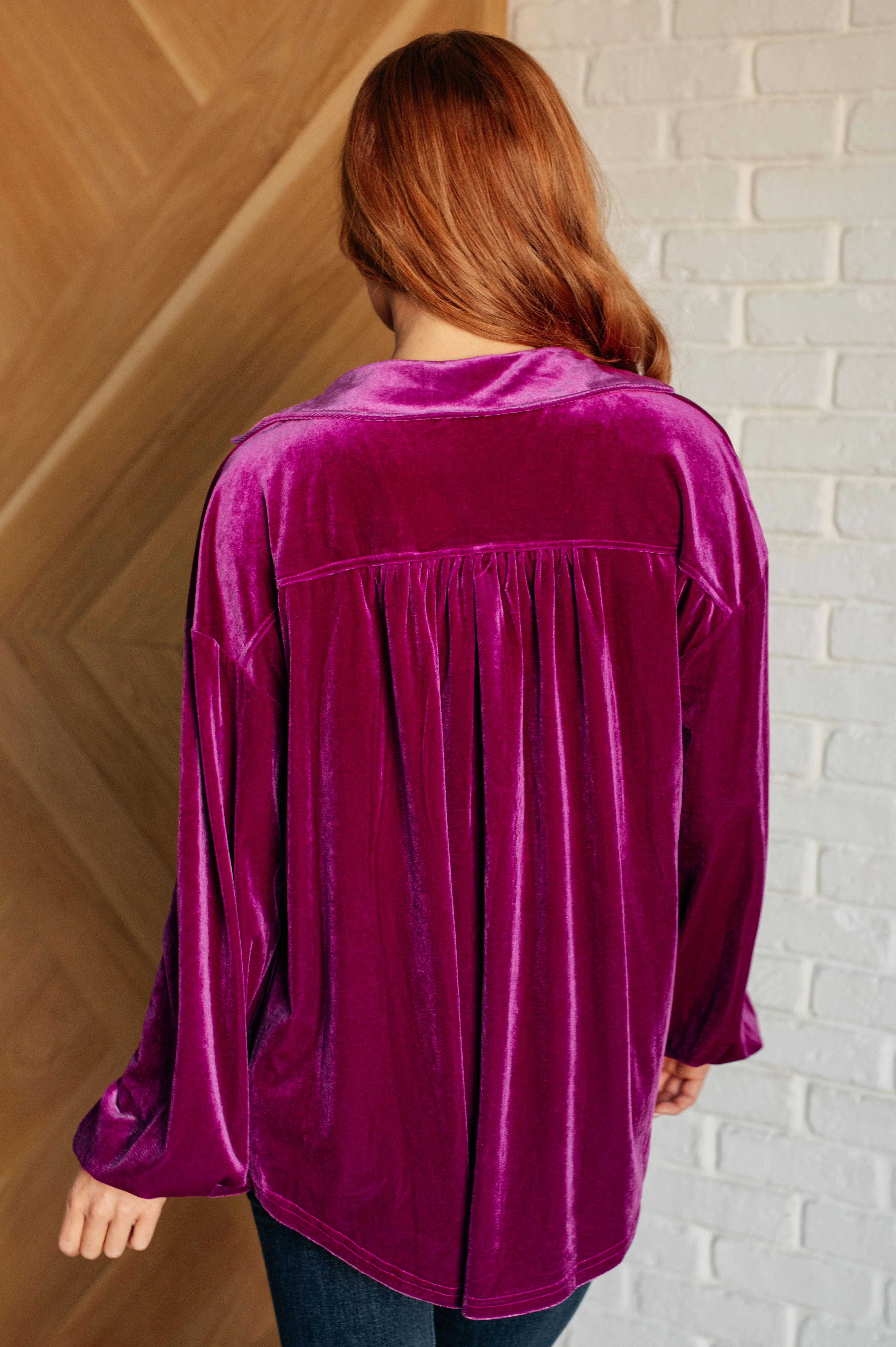 The Best Policy Velvet Balloon Sleeve Top - 12/12/2024 - Image 12