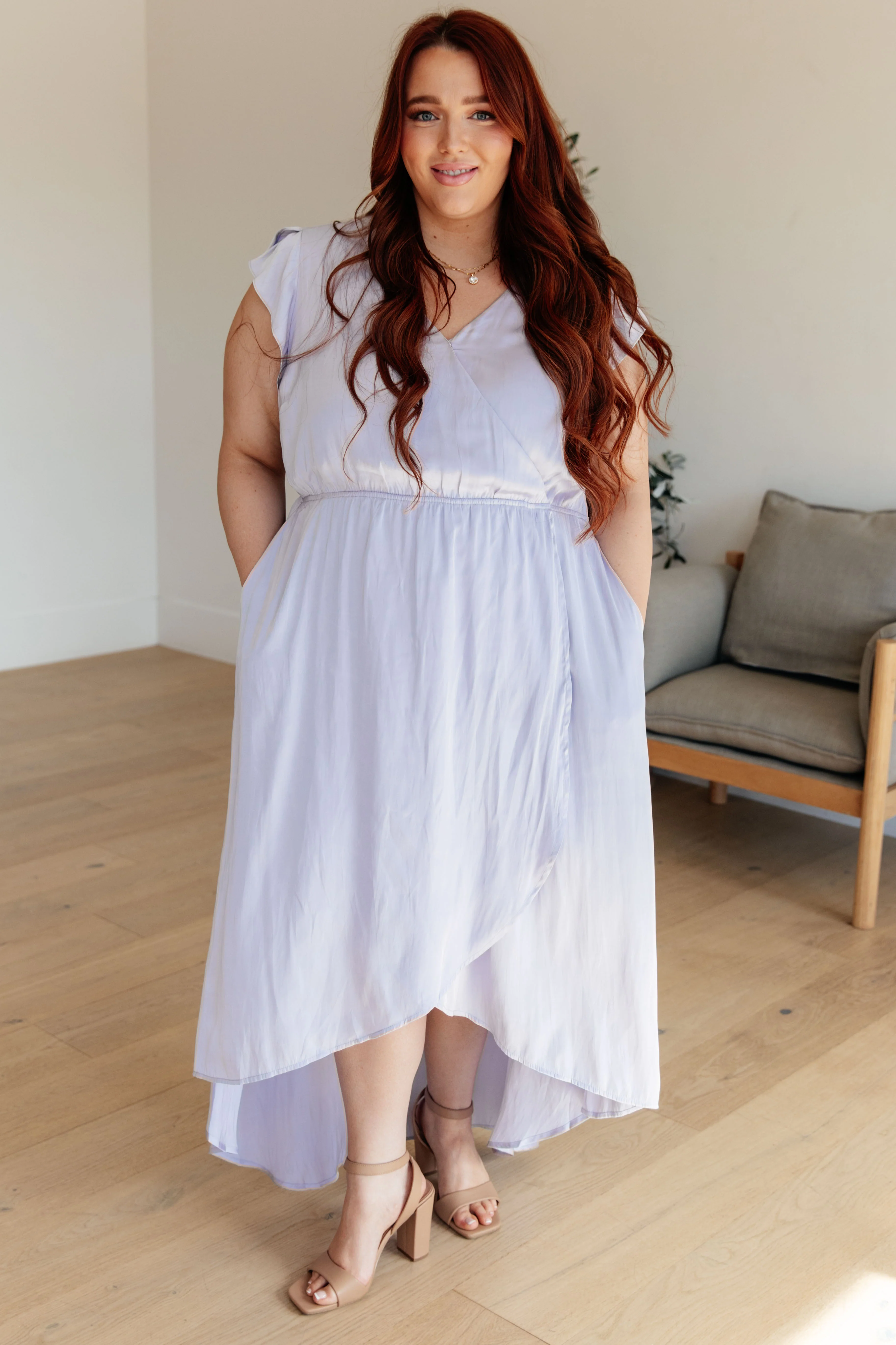 The Honeymoon Phase Flutter Sleeve Dress - 3/21/2024 - Image 3