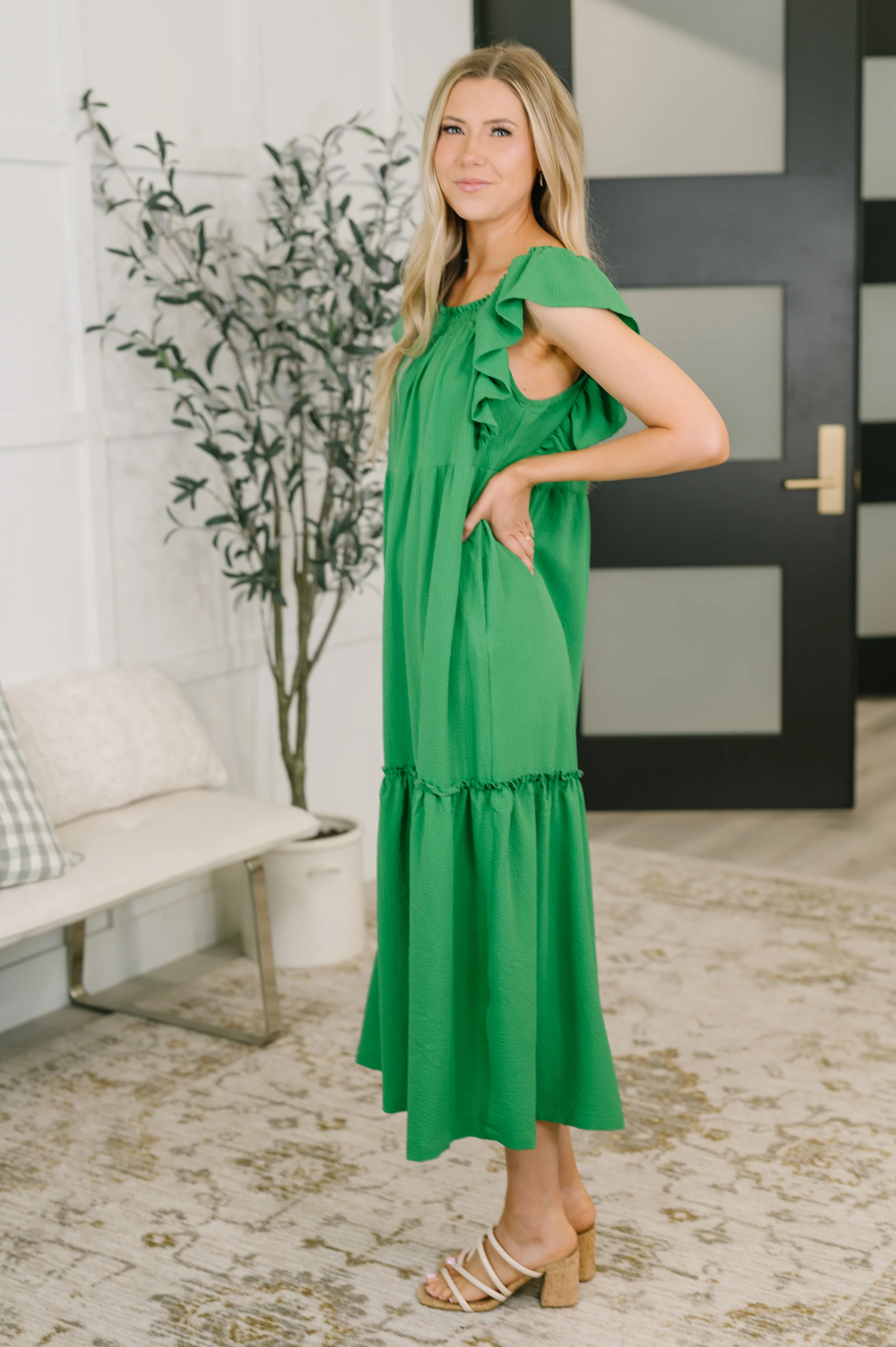The Way We Were Square Neck Midi Dress - 6/16/2026 NEW - Image 4