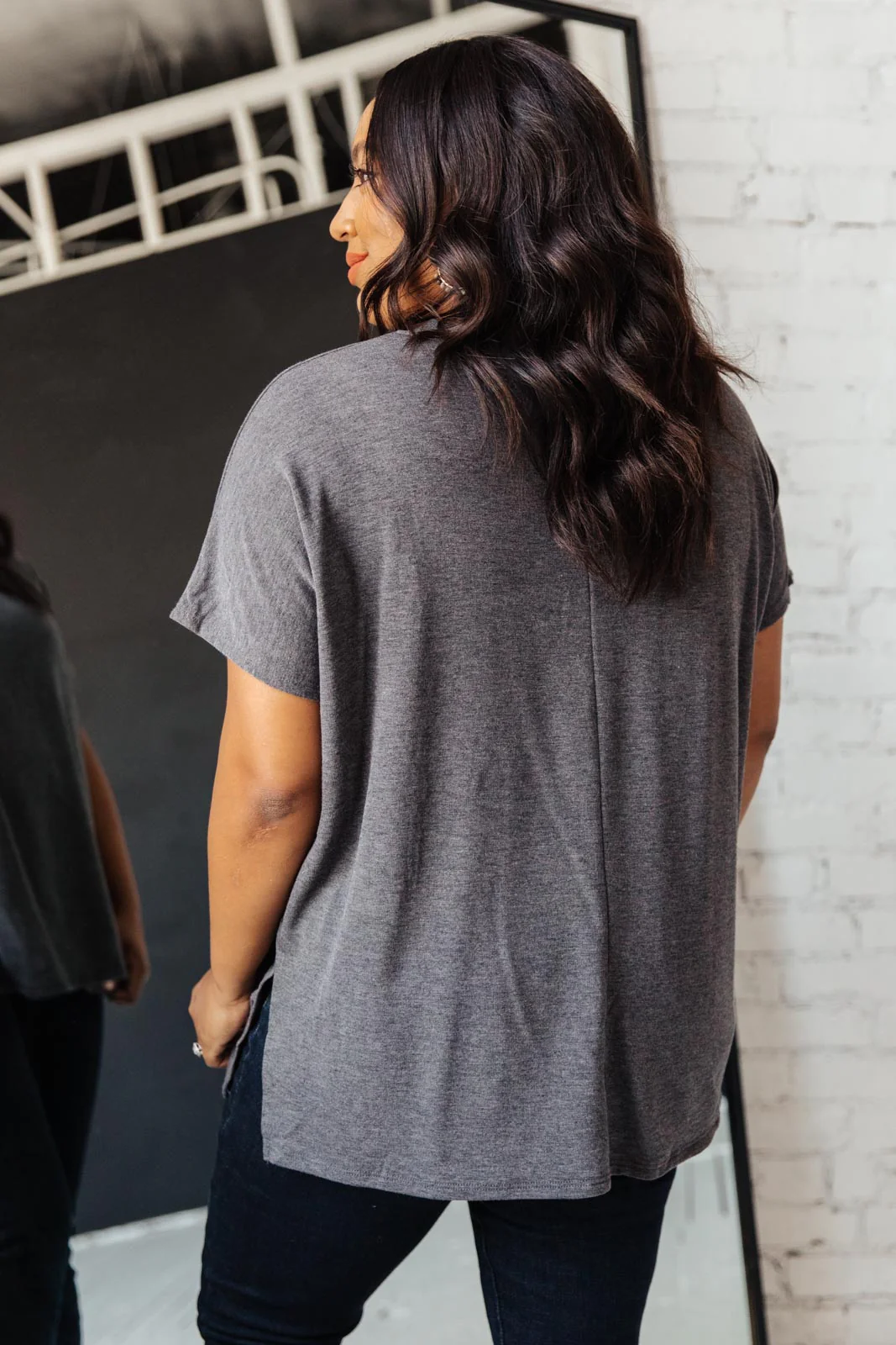 The Weekender Top in Charcoal - 10/5/2021 - Image 13